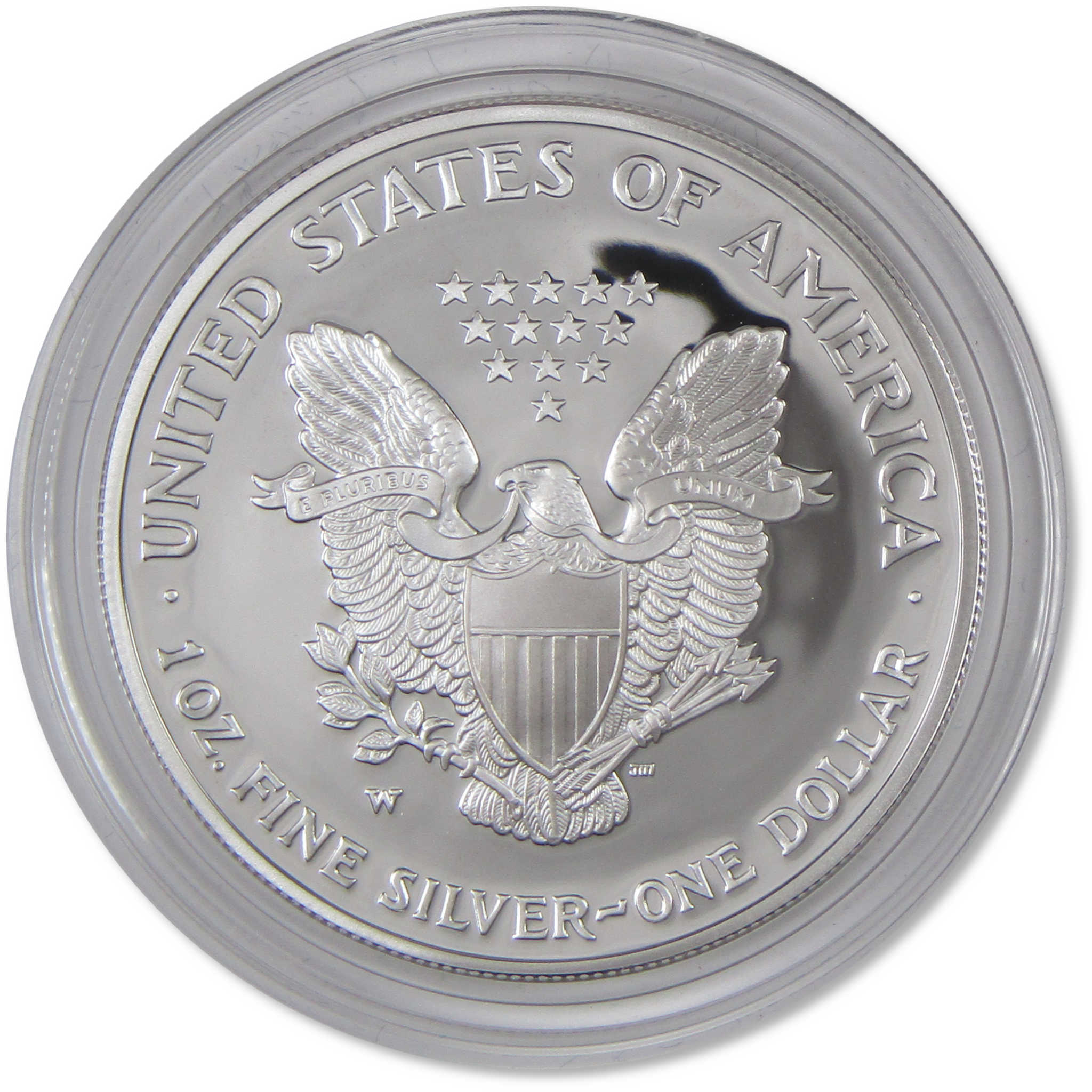 2003 W American Silver Eagle Choice Proof Bullion $1 Coin OGP COA