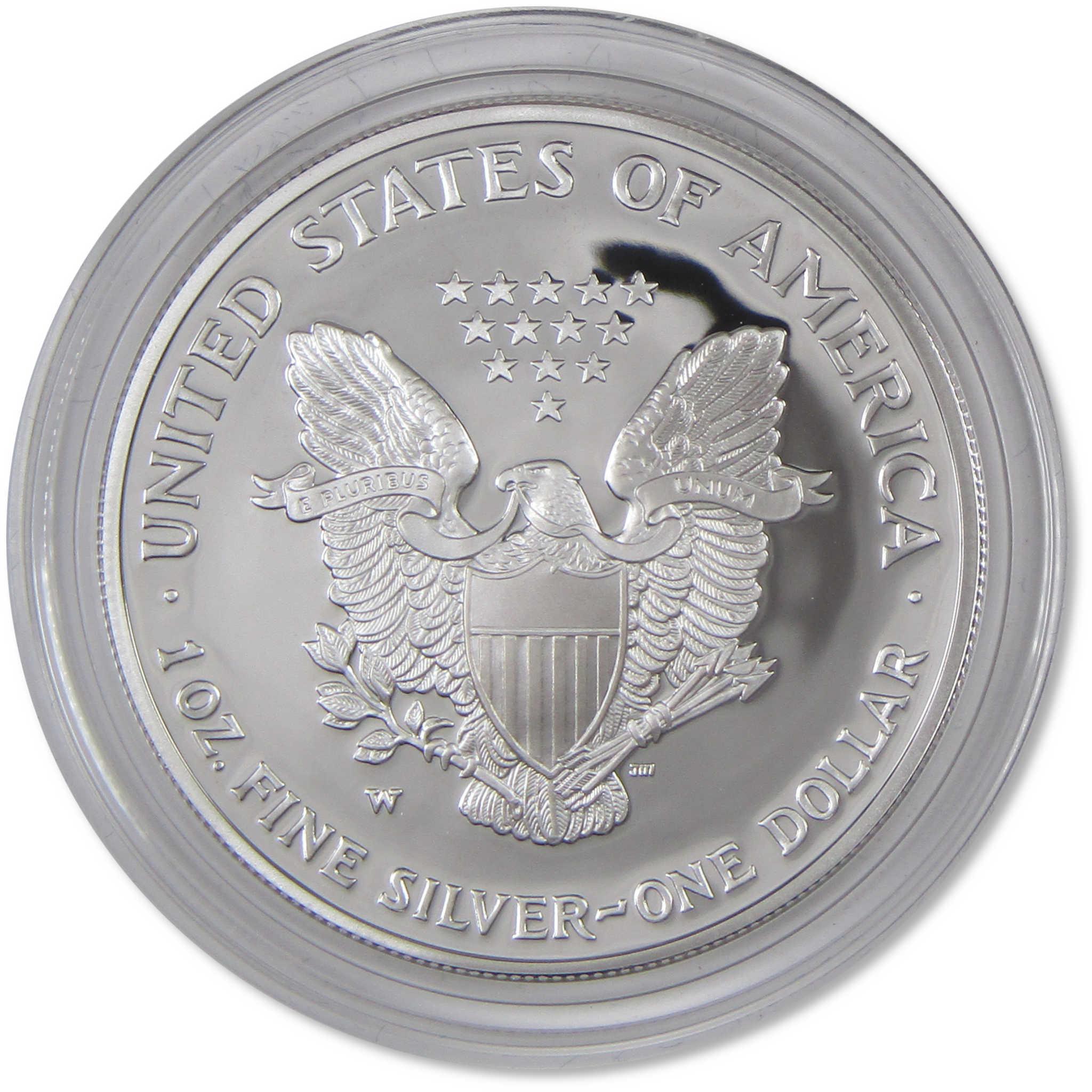 2003 W American Silver Eagle Choice Proof Bullion $1 Coin OGP COA