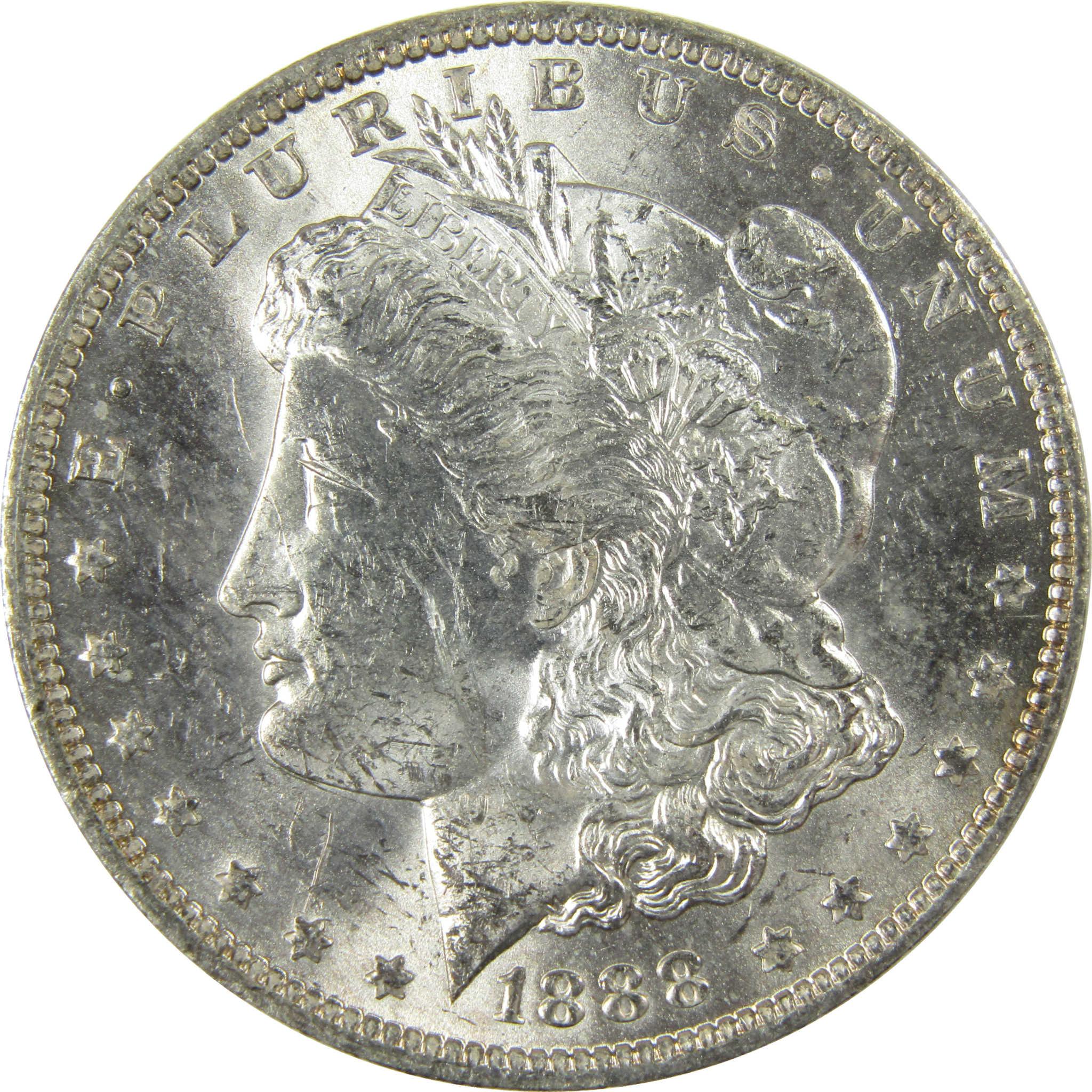 1888 O Morgan Silver Dollar Uncirculated Mint State $1 Coin SKU:I27685 - Morgan coin - Morgan silver dollar - Morgan silver dollar for sale - Profile Coins & Collectibles