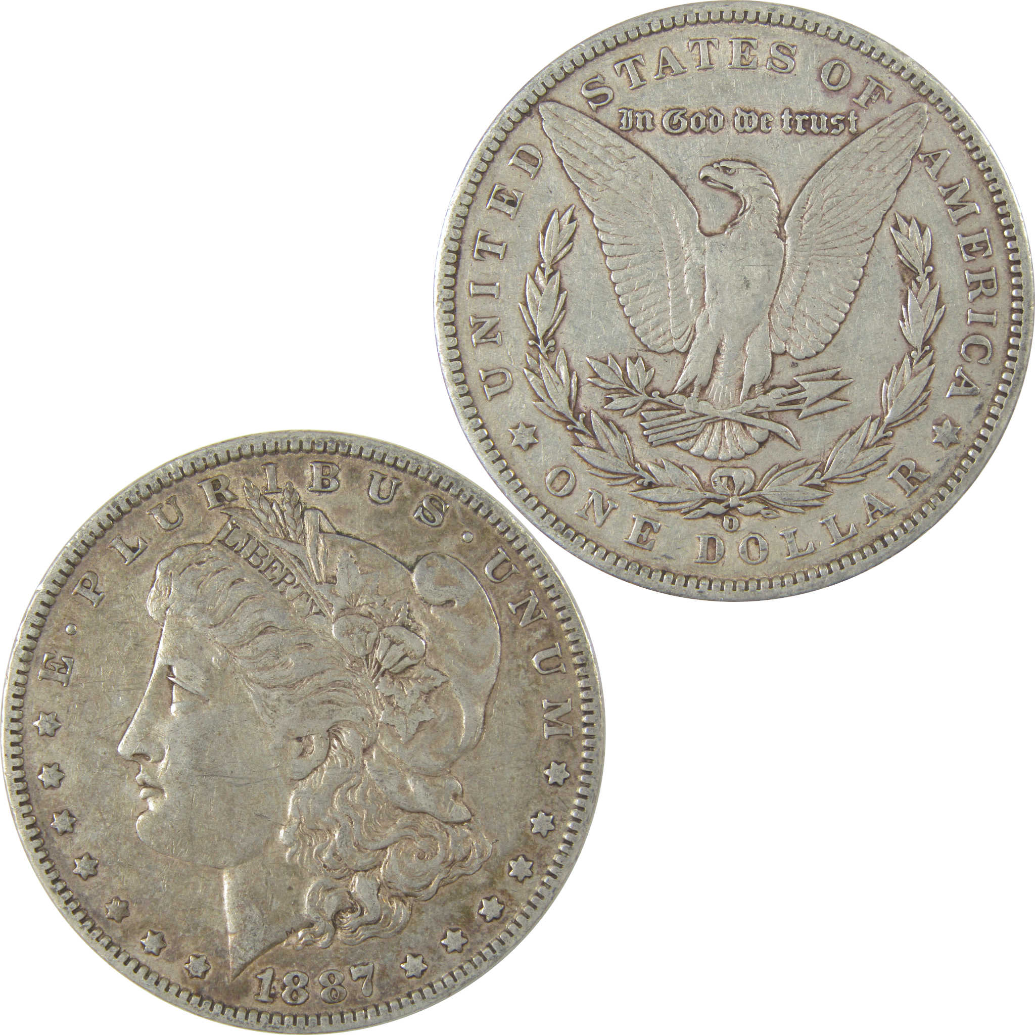 1887 O VAM-2 Doubled Date Morgan Dollar VF Very Fine Silver SKU:I20943 - Morgan coin - Morgan silver dollar - Morgan silver dollar for sale - Profile Coins & Collectibles