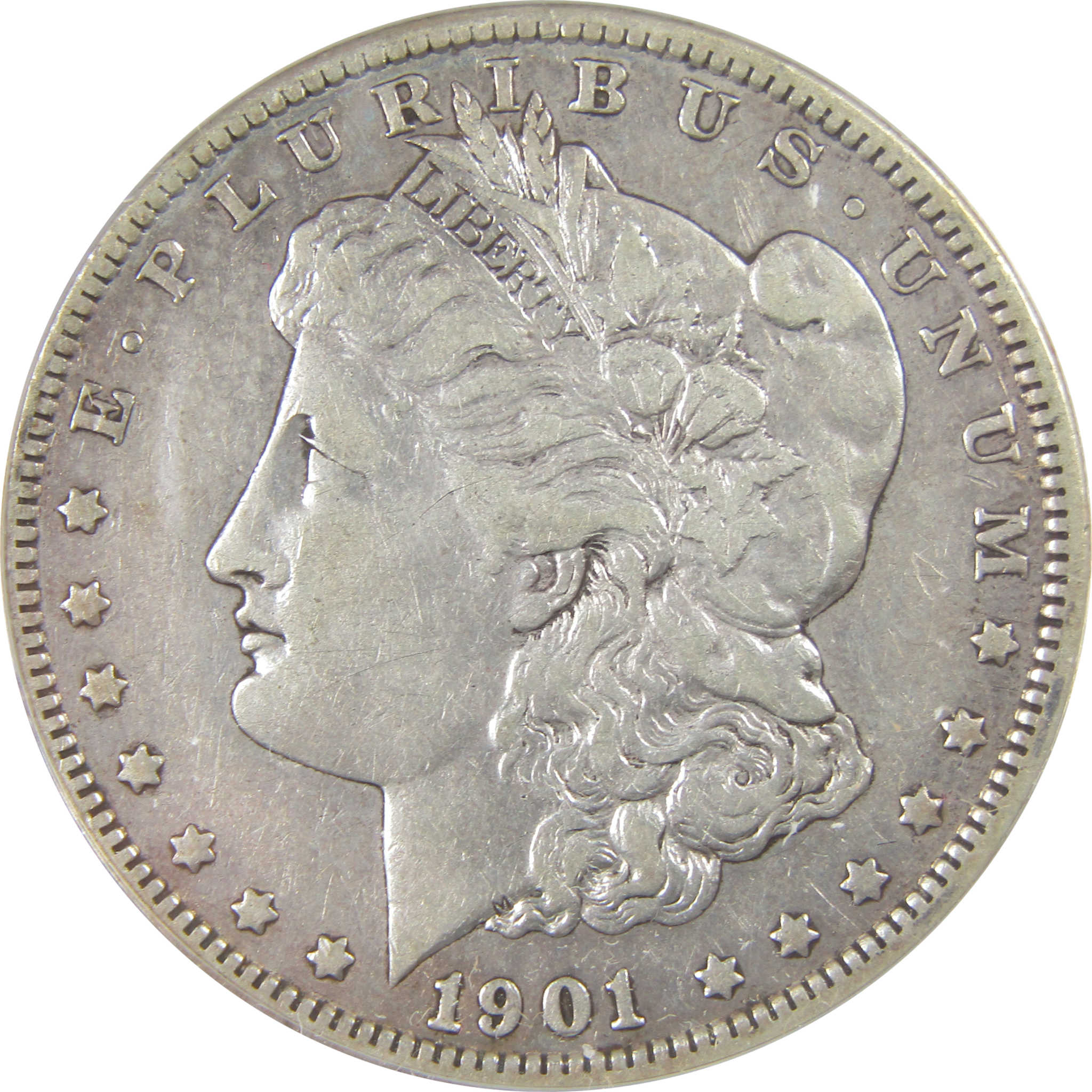 1901 Morgan Silver Dollar VF 30 ANACS $1 Coin Collectible SKU:I25658