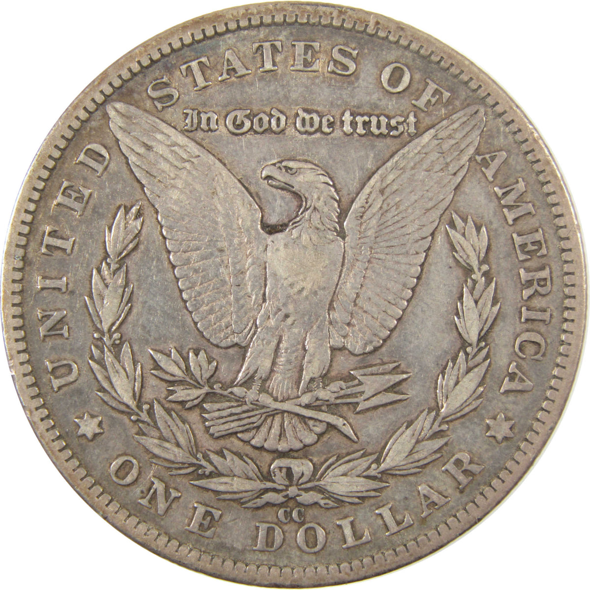 1881 CC Morgan Silver Dollar VF Very Fine $1 Coin SKU:I29315