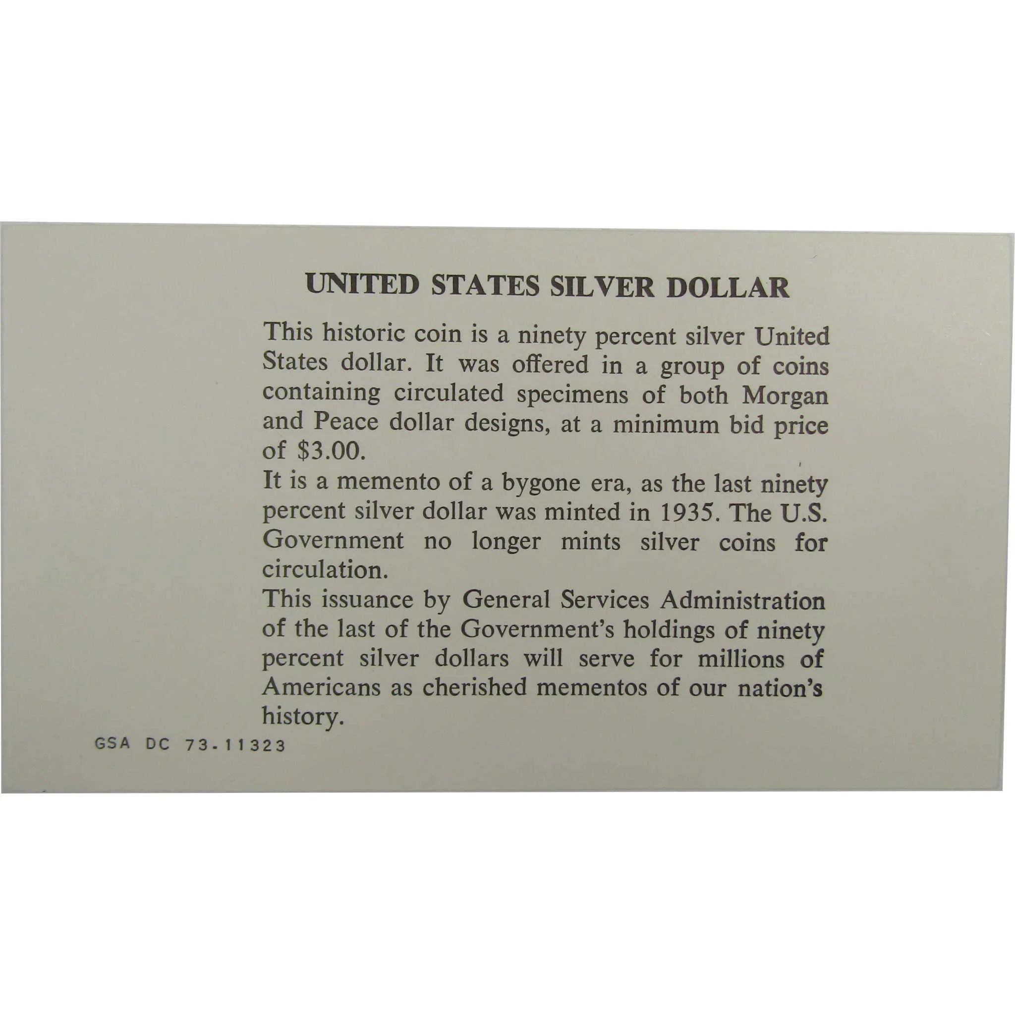 1884 GSA Morgan Dollar VF Very Fine Silver OGP Soft Pack SKU:CPC0964 - Morgan coin - Morgan silver dollar - Morgan silver dollar for sale - Profile Coins & Collectibles