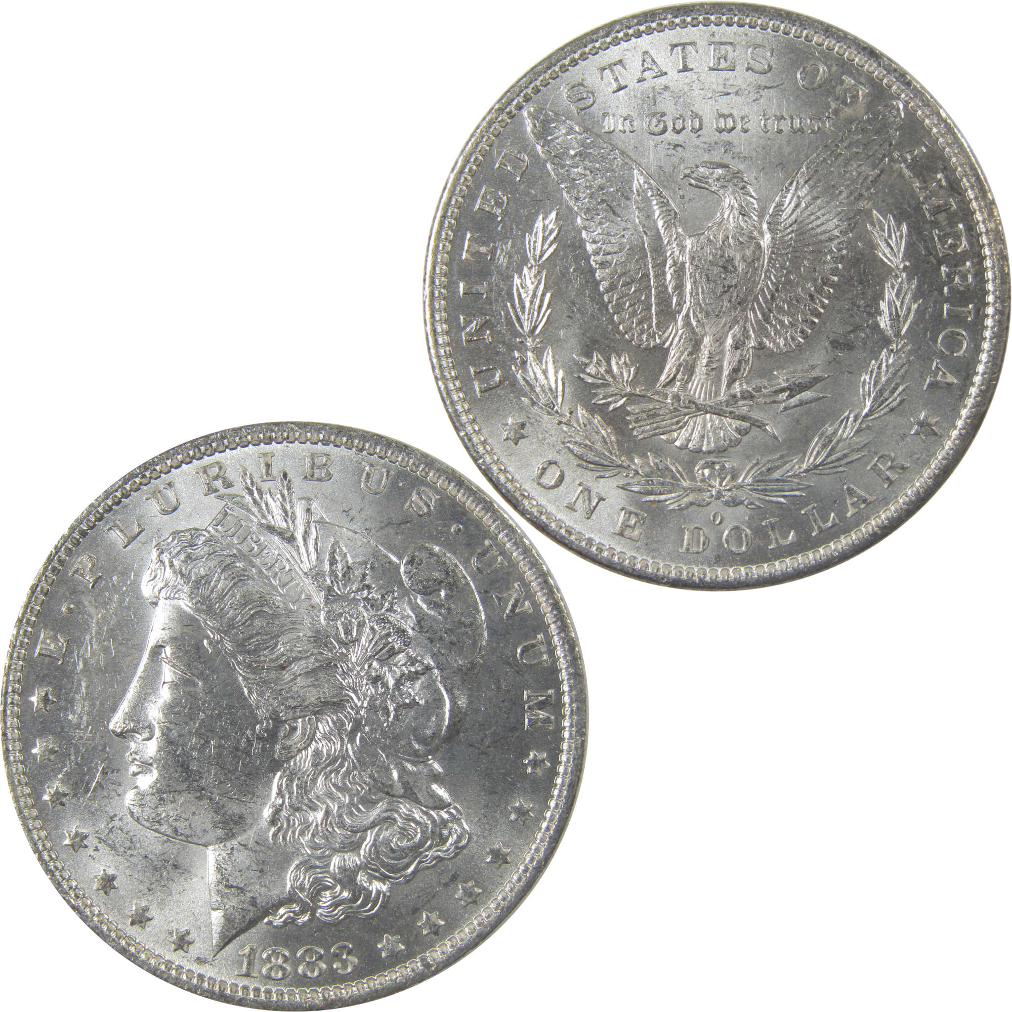 1883 O Morgan Silver Dollar Uncirculated Mint State $1 Coin SKU:I24843 - Morgan coin - Morgan silver dollar - Morgan silver dollar for sale - Profile Coins & Collectibles