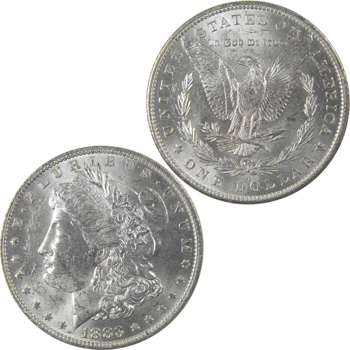1883 O Morgan Silver Dollar Uncirculated Mint State $1 Coin SKU:I24843 - Morgan coin - Morgan silver dollar - Morgan silver dollar for sale - Profile Coins & Collectibles