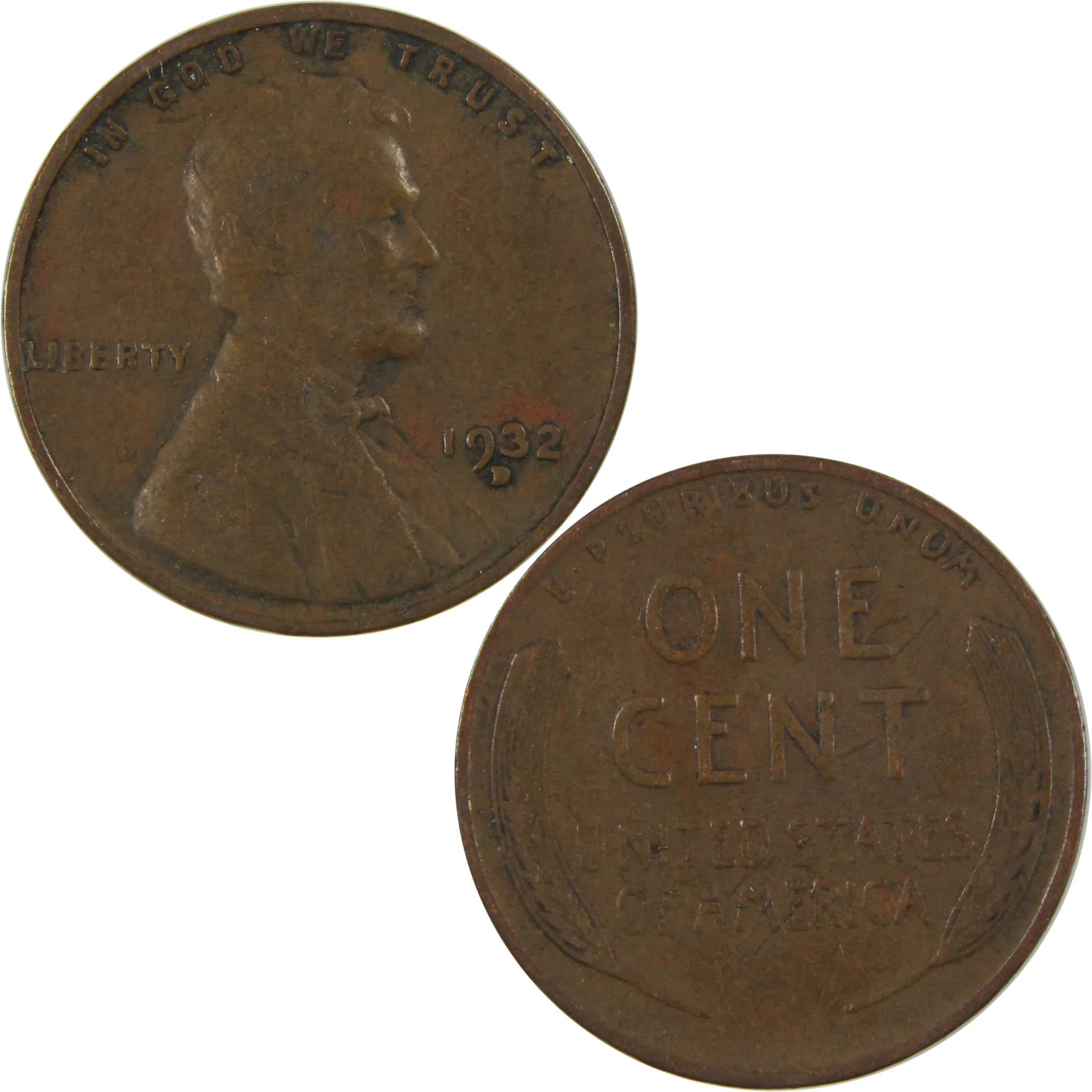 1932 D Lincoln Wheat Cent F Fine Penny 1c Coin Collectible SKU:I27122