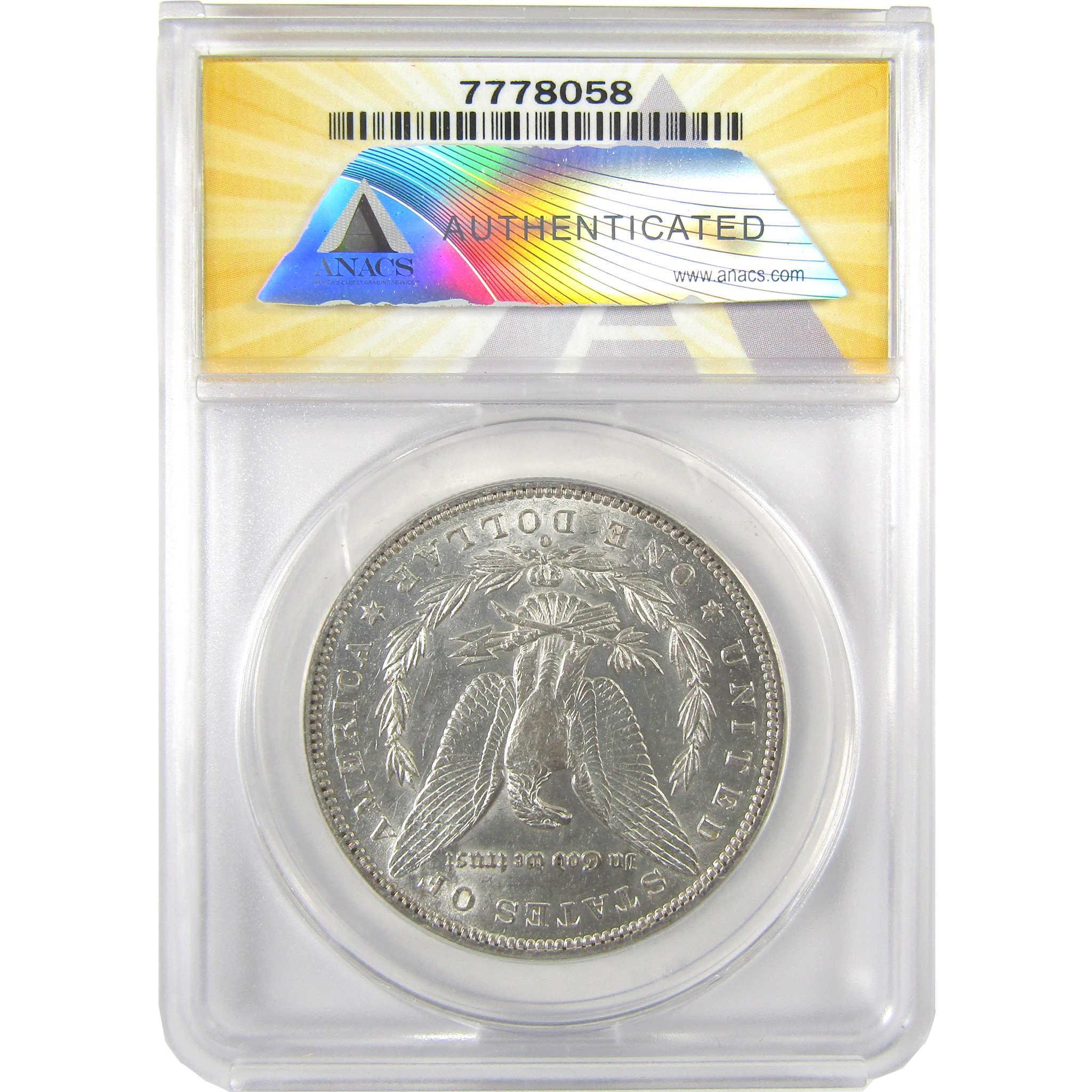 1896 O Morgan Dollar AU 50 ANACS Silver $1 Coin SKU:I19124 - Morgan coin - Morgan silver dollar - Morgan silver dollar for sale - Profile Coins & Collectibles
