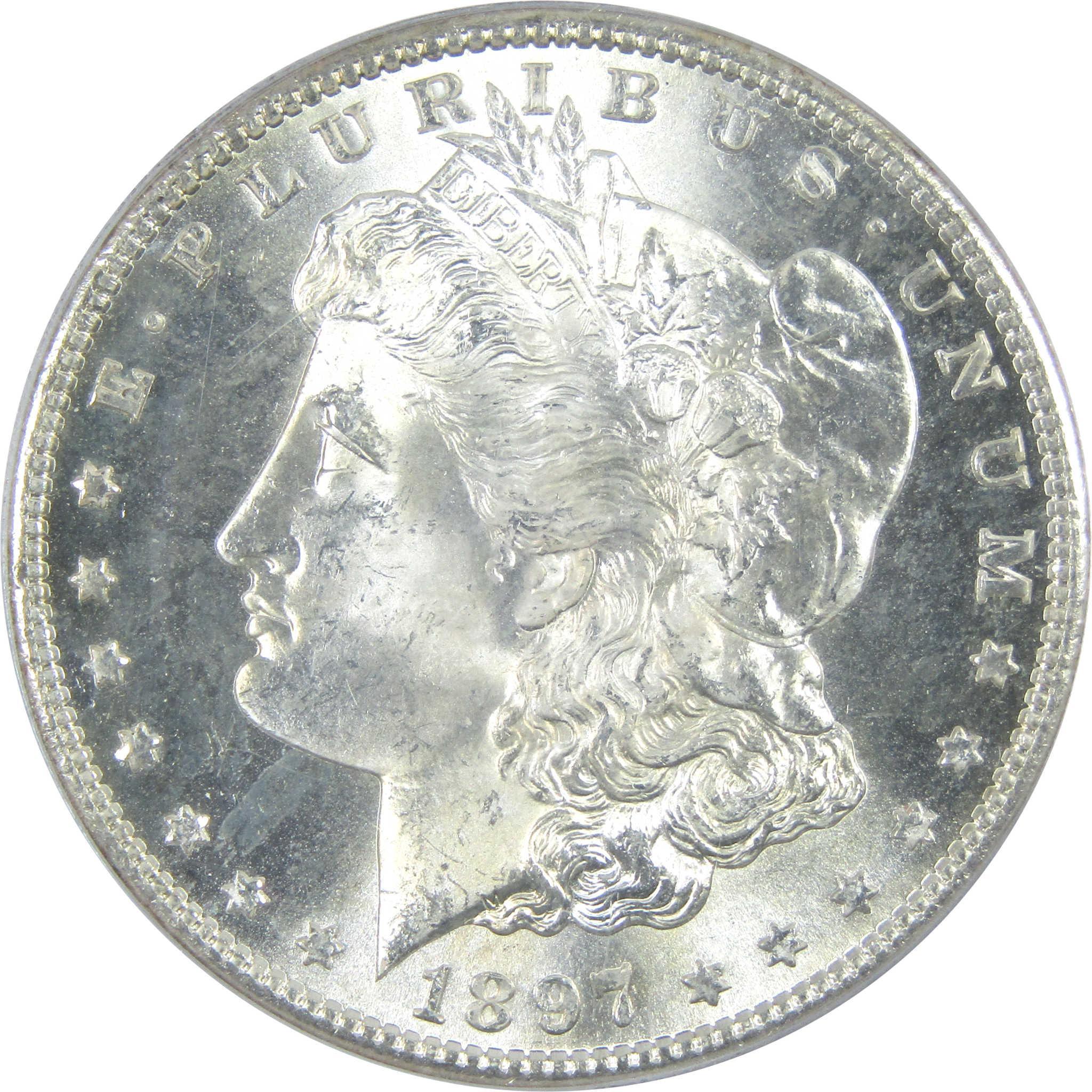 1897 S Morgan Dollar MS 64 PCGS Silver $1 Uncirculated Coin SKU:I14605 - Morgan coin - Morgan silver dollar - Morgan silver dollar for sale - Profile Coins & Collectibles