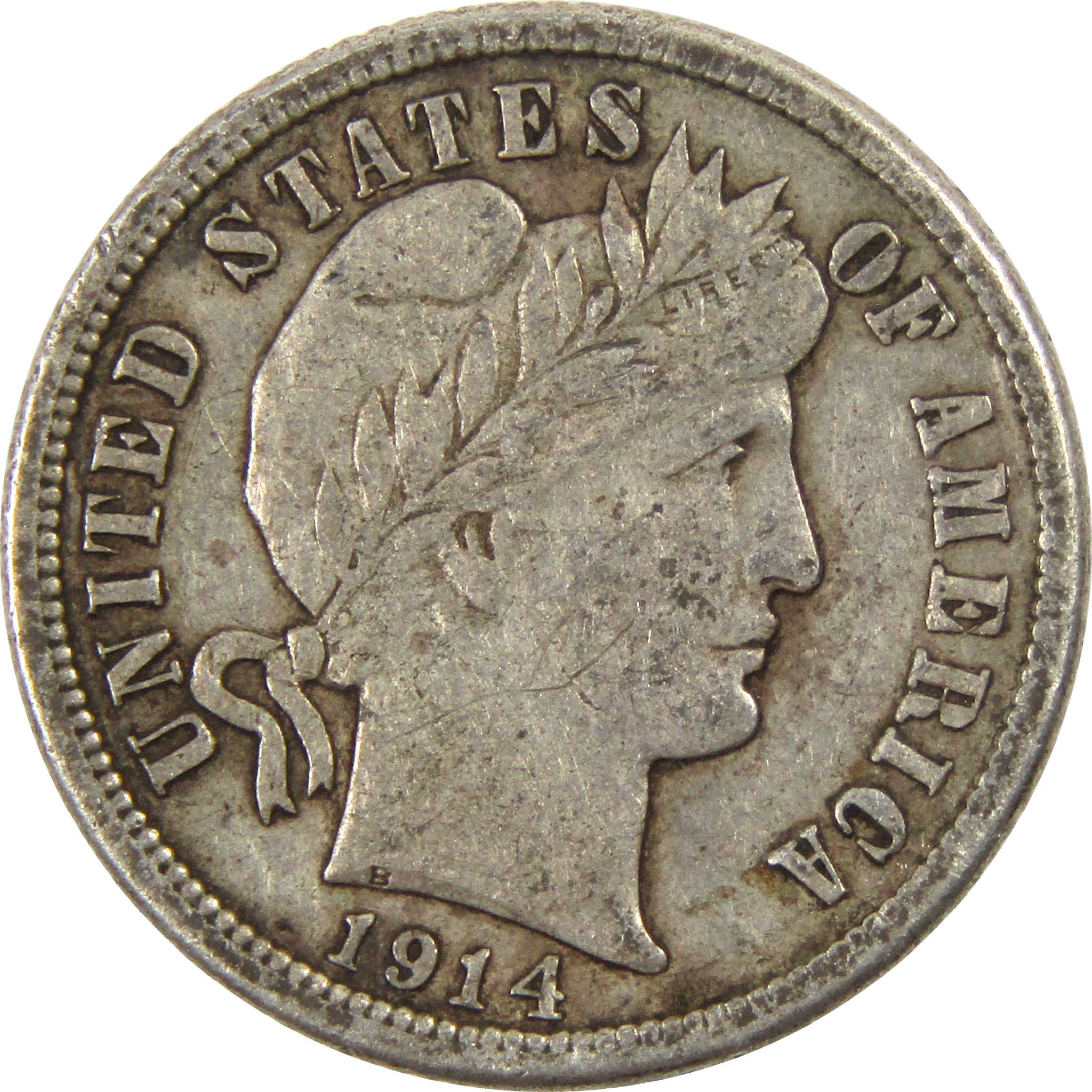 1904 dime with v on fashion back