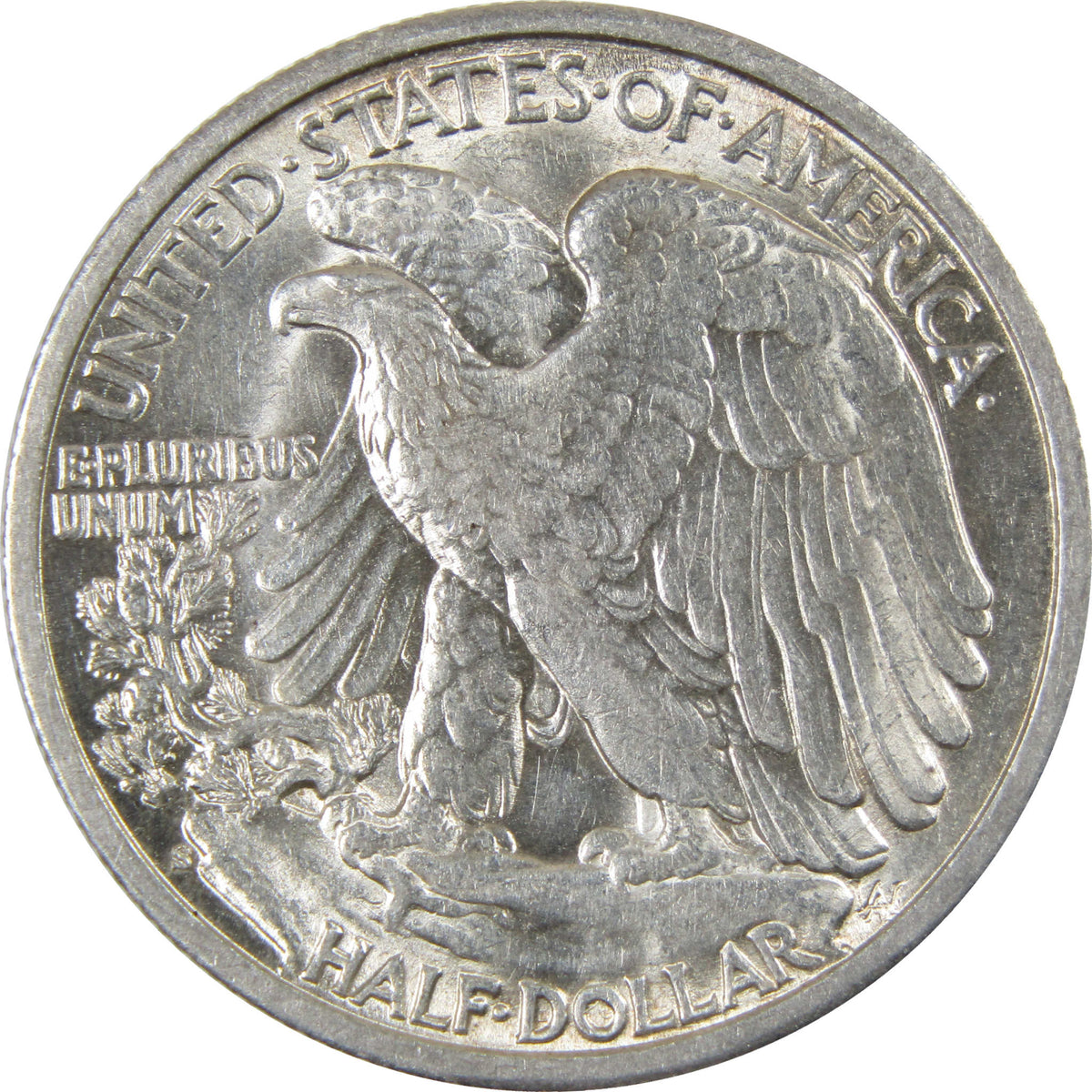 1944 S Liberty Walking Silver 50c Borderline Uncirculated SKU:I28668