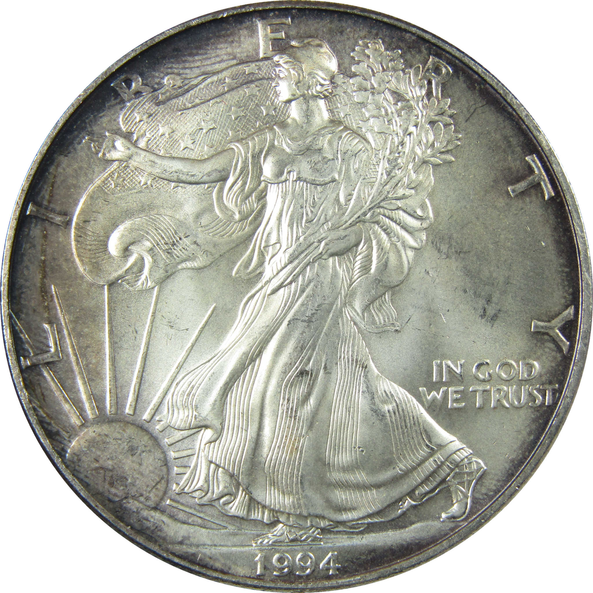 1994 American Silver Eagle Uncirculated Mint State $1 Coin SKU:CP1524
