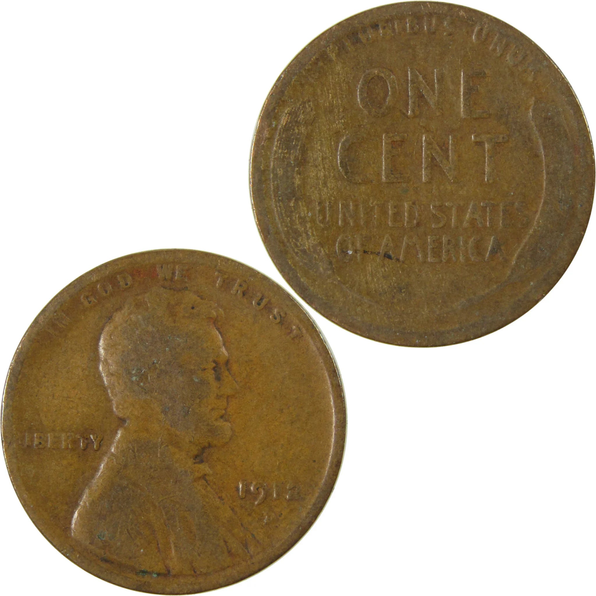 1912 D Lincoln Wheat Cent G Good Penny 1c Coin Collectible SKU:I27163