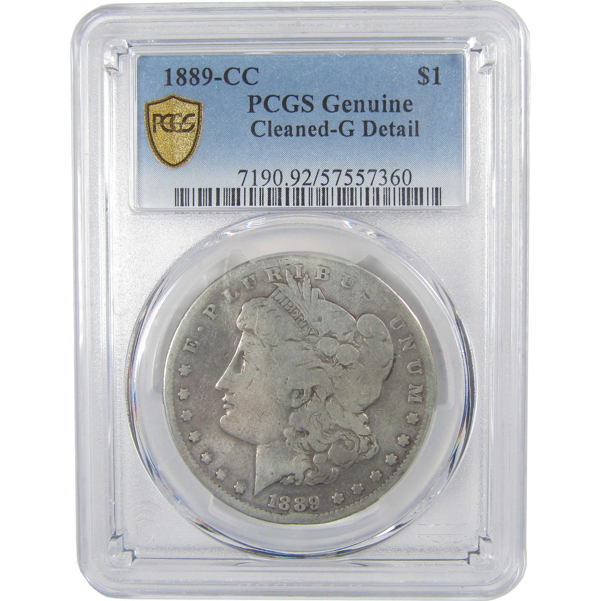 1889 CC Morgan Dollar G Details PCGS Silver $1 Coin SKU:I23814 - Morgan coin - Morgan silver dollar - Morgan silver dollar for sale - Profile Coins & Collectibles
