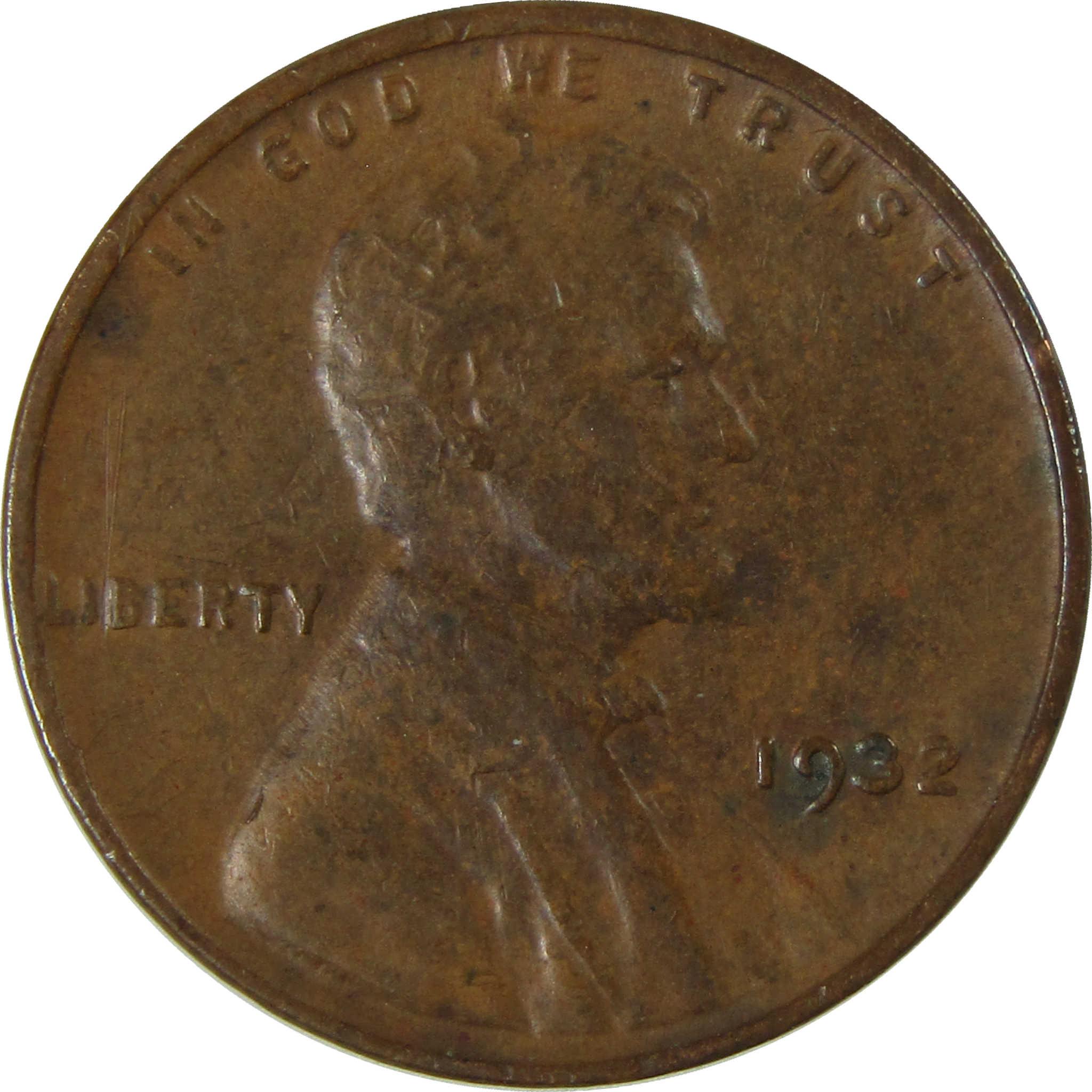 1932 Lincoln Wheat Cent F Fine Penny 1c Coin Collectible SKU:I26767