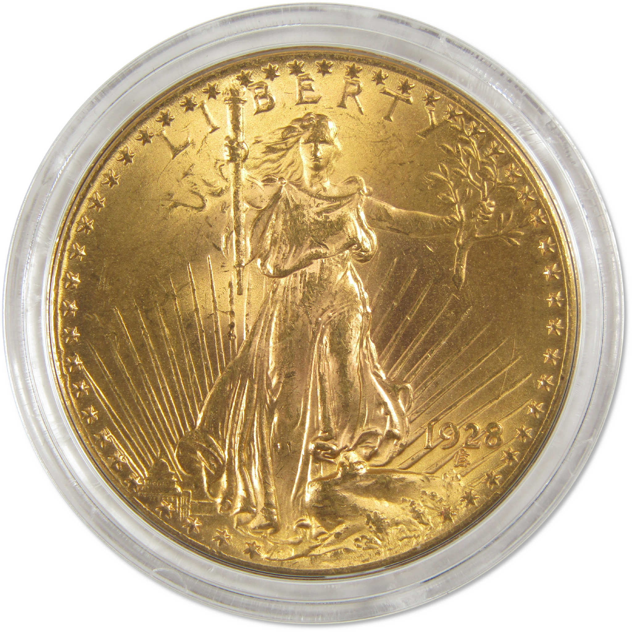 1928 Saint-Gaudens Double Eagle BU Choice Uncirculated Gold $20 Coin