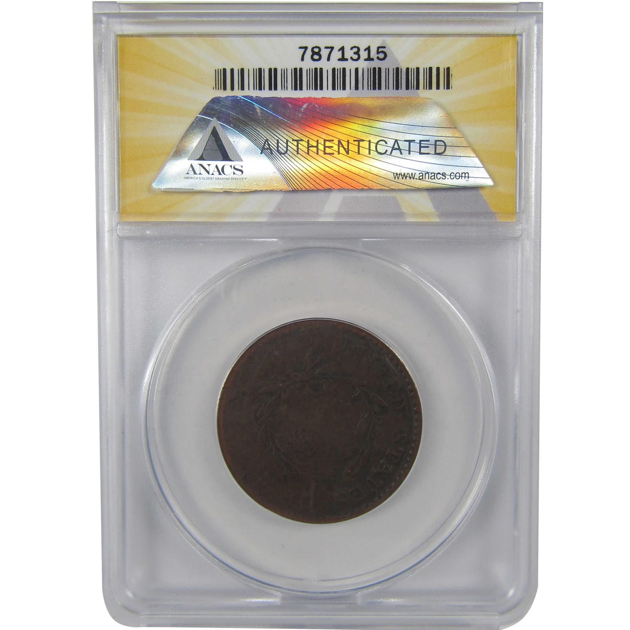 1794 Head of 1794 S-32 Liberty Cap Cent VG 8 Details ANACS SKU:I24071