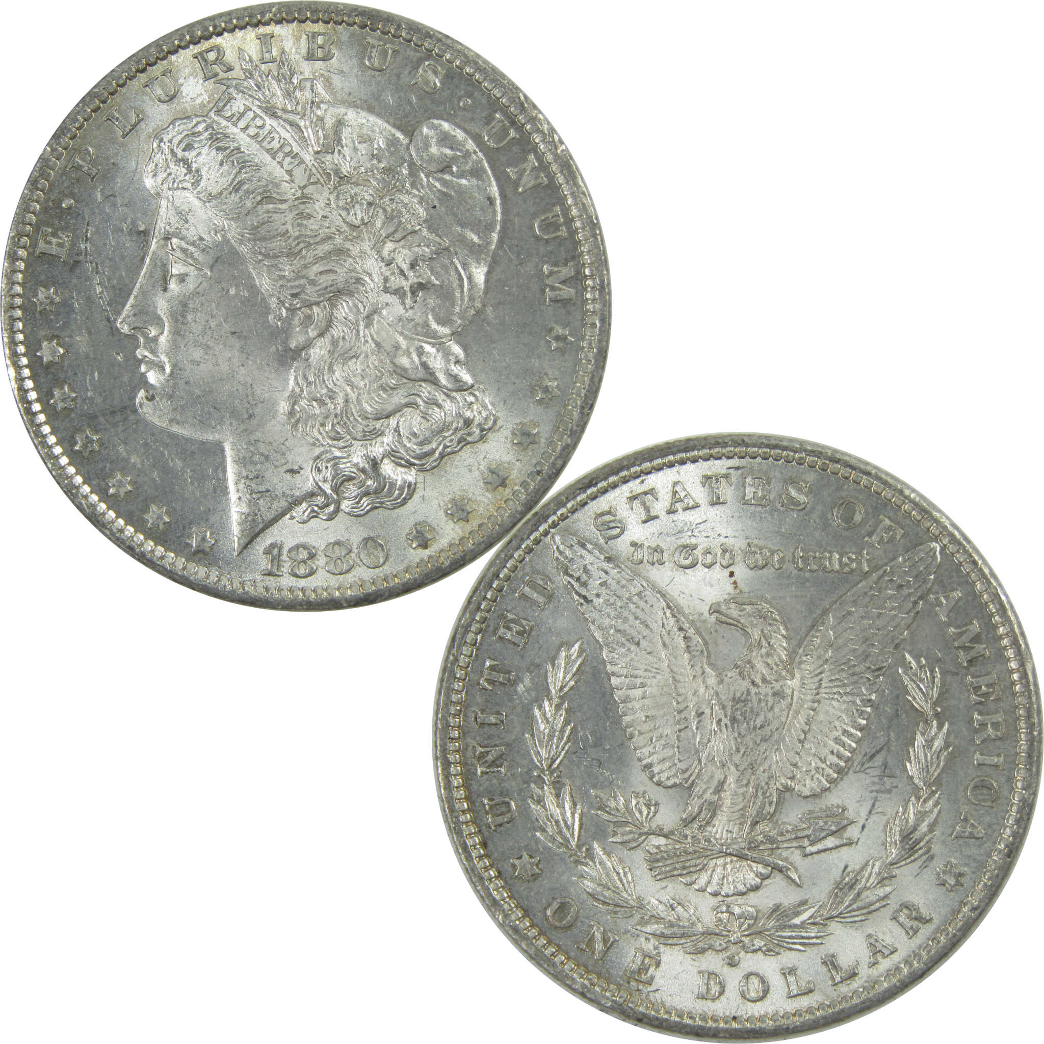 1880 O Morgan Dollar Uncirculated Silver $1 Coin SKU:I16615 - Morgan coin - Morgan silver dollar - Morgan silver dollar for sale - Profile Coins & Collectibles