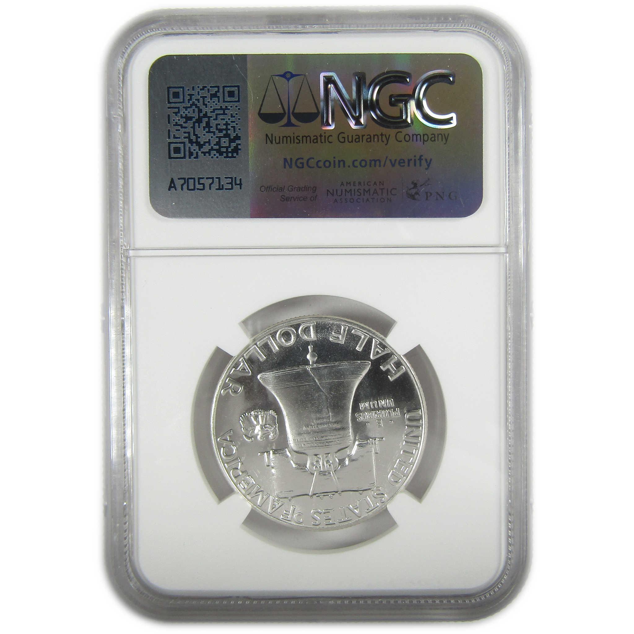 1955 Franklin Silver Half Dollar PF 68 NGC Proof 50c Coin SKU:I27411