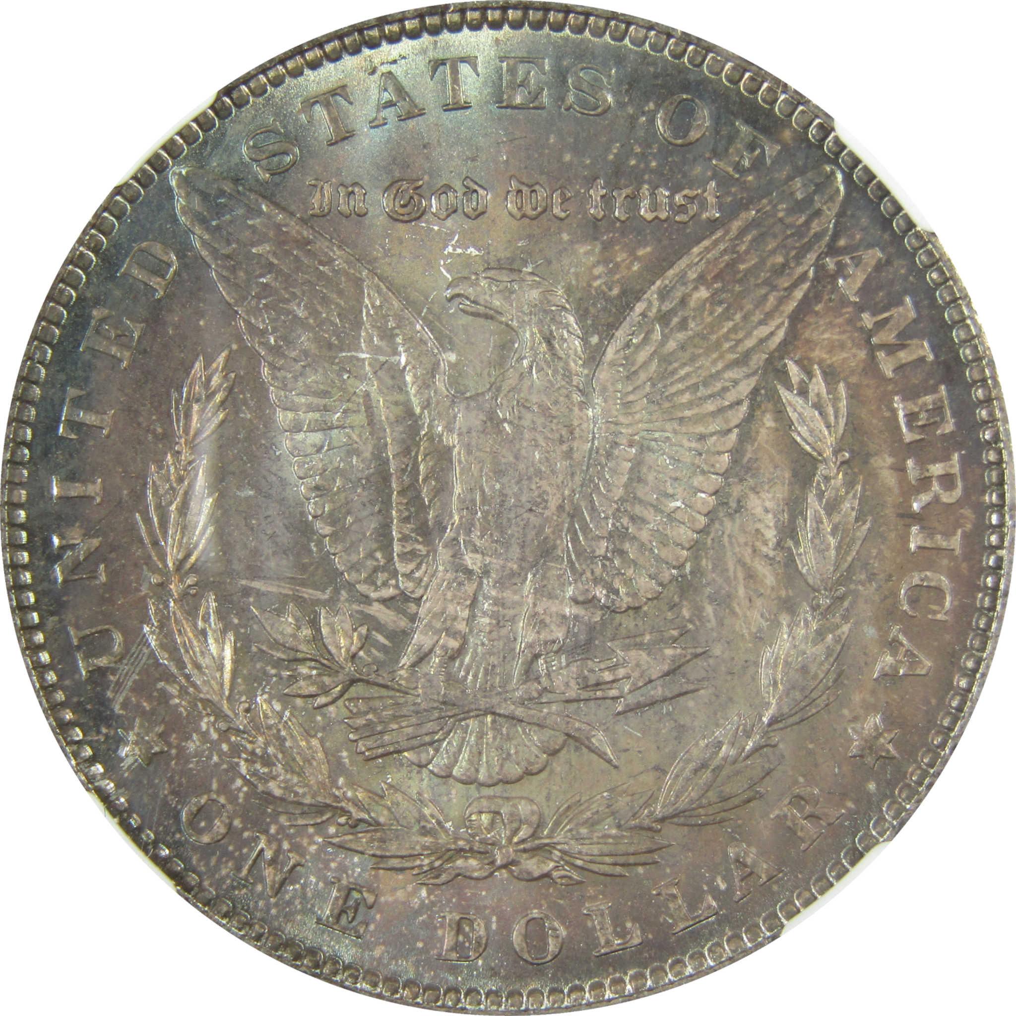 1889 Morgan Silver Dollar MS 63 NGC Uncirculated Toned SKU:I27882