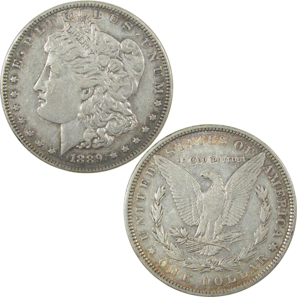 1889 Barwing Morgan Silver Dollar XF EF Extremely Fine SKU:I25344 - Morgan coin - Morgan silver dollar - Morgan silver dollar for sale - Profile Coins & Collectibles