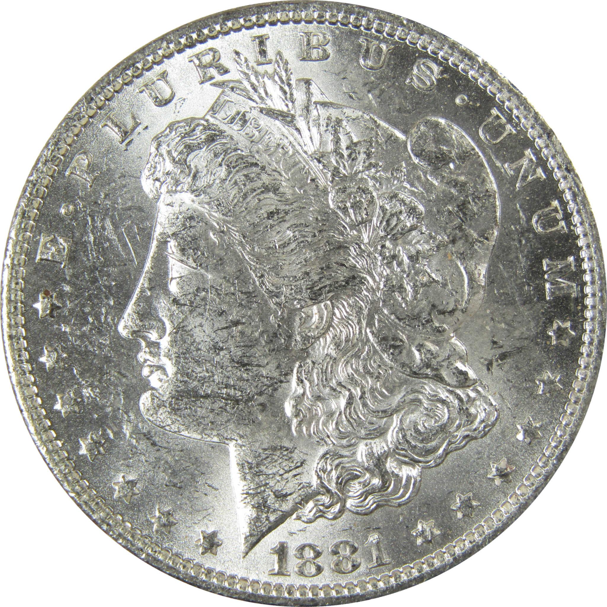 1881 O Morgan Silver Dollar Uncirculated Mint State $1 Coin SKU:I27703 - Morgan coin - Morgan silver dollar - Morgan silver dollar for sale - Profile Coins & Collectibles