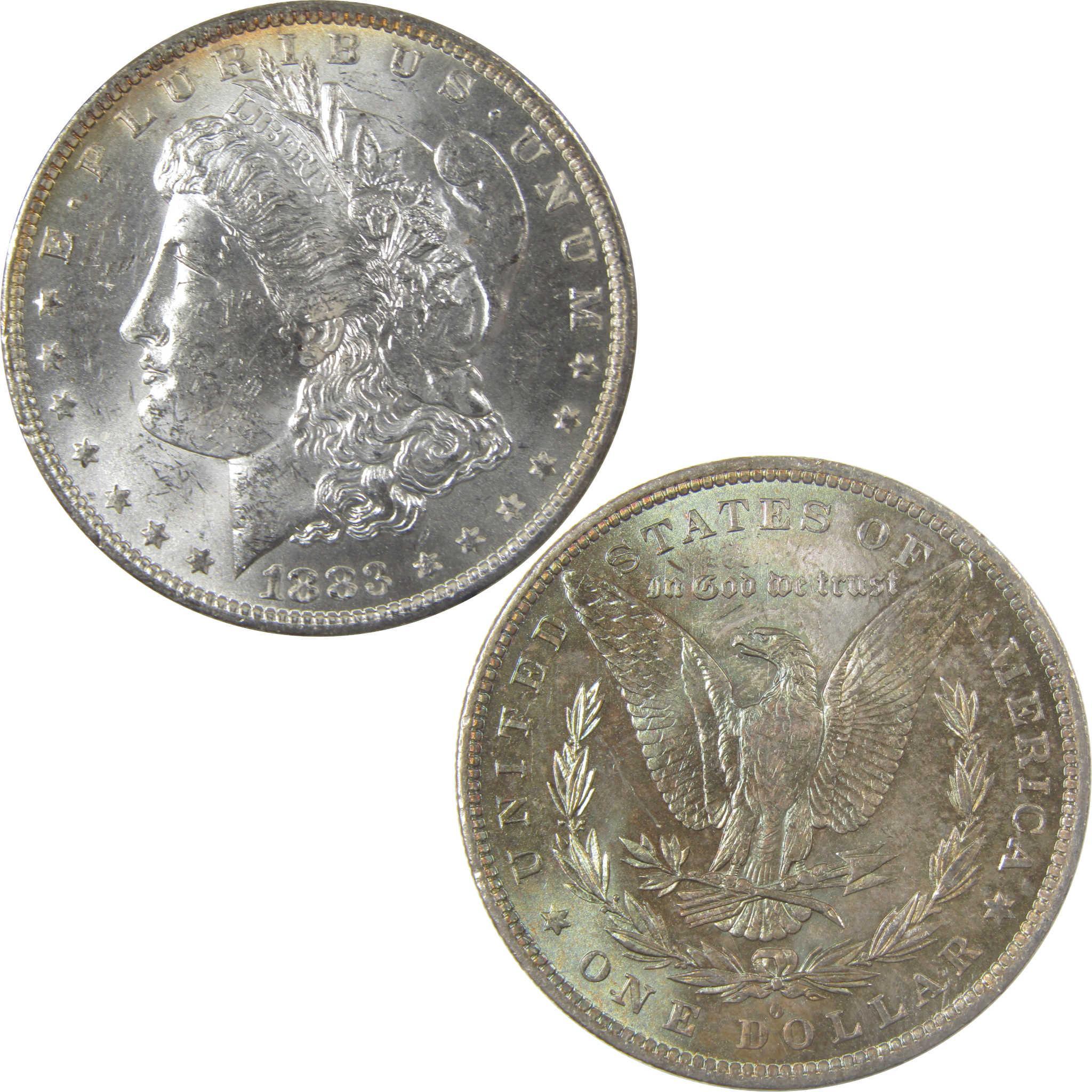 1883 O Morgan Silver Dollar Uncirculated Mint State Toned SKU:I24888
