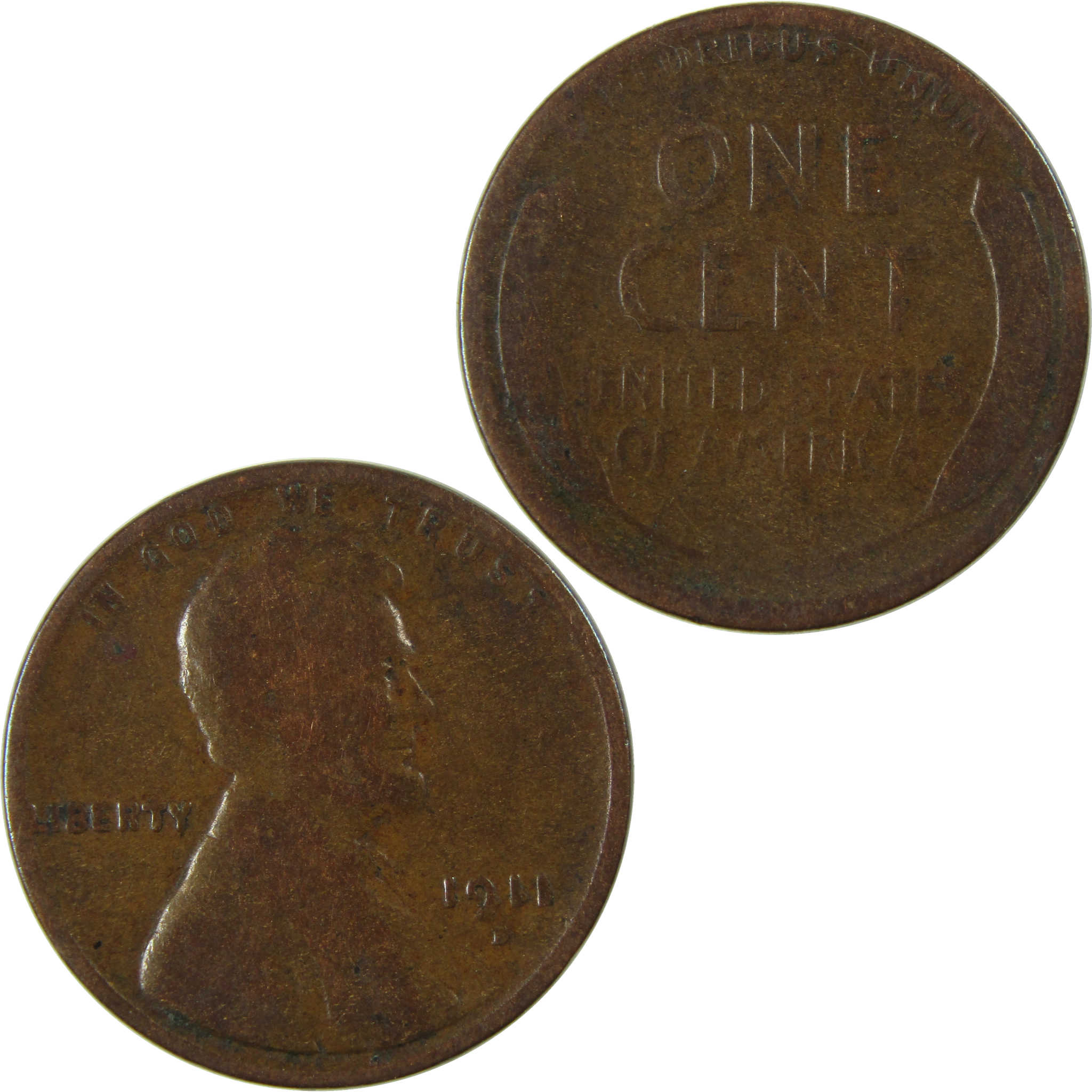 1911 D Lincoln Wheat Cent AG About Good Penny 1c Coin SKU:I26251