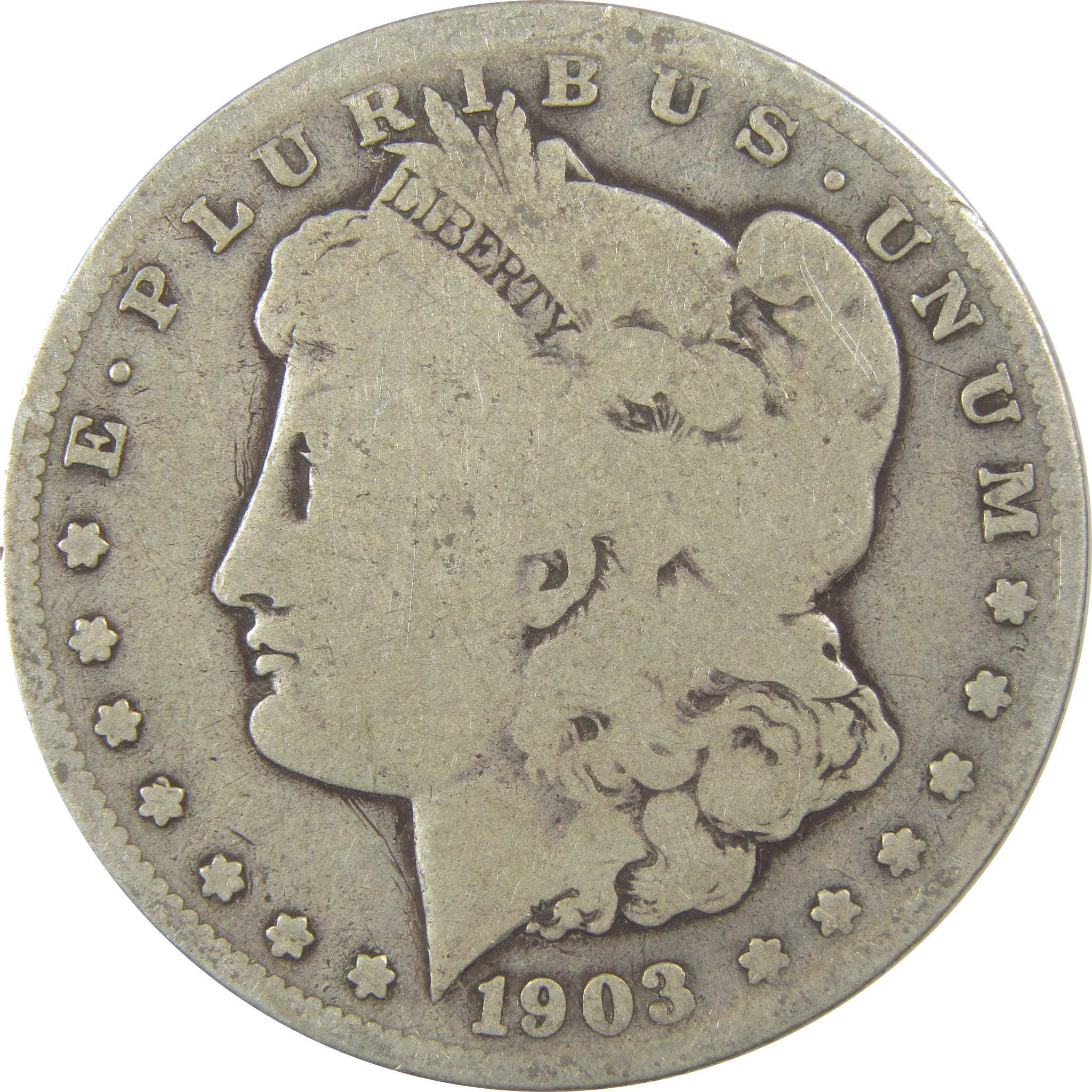 1903 S Morgan Dollar G Good Silver $1 Coin SKU:I22094 - Morgan coin - Morgan silver dollar - Morgan silver dollar for sale - Profile Coins & Collectibles