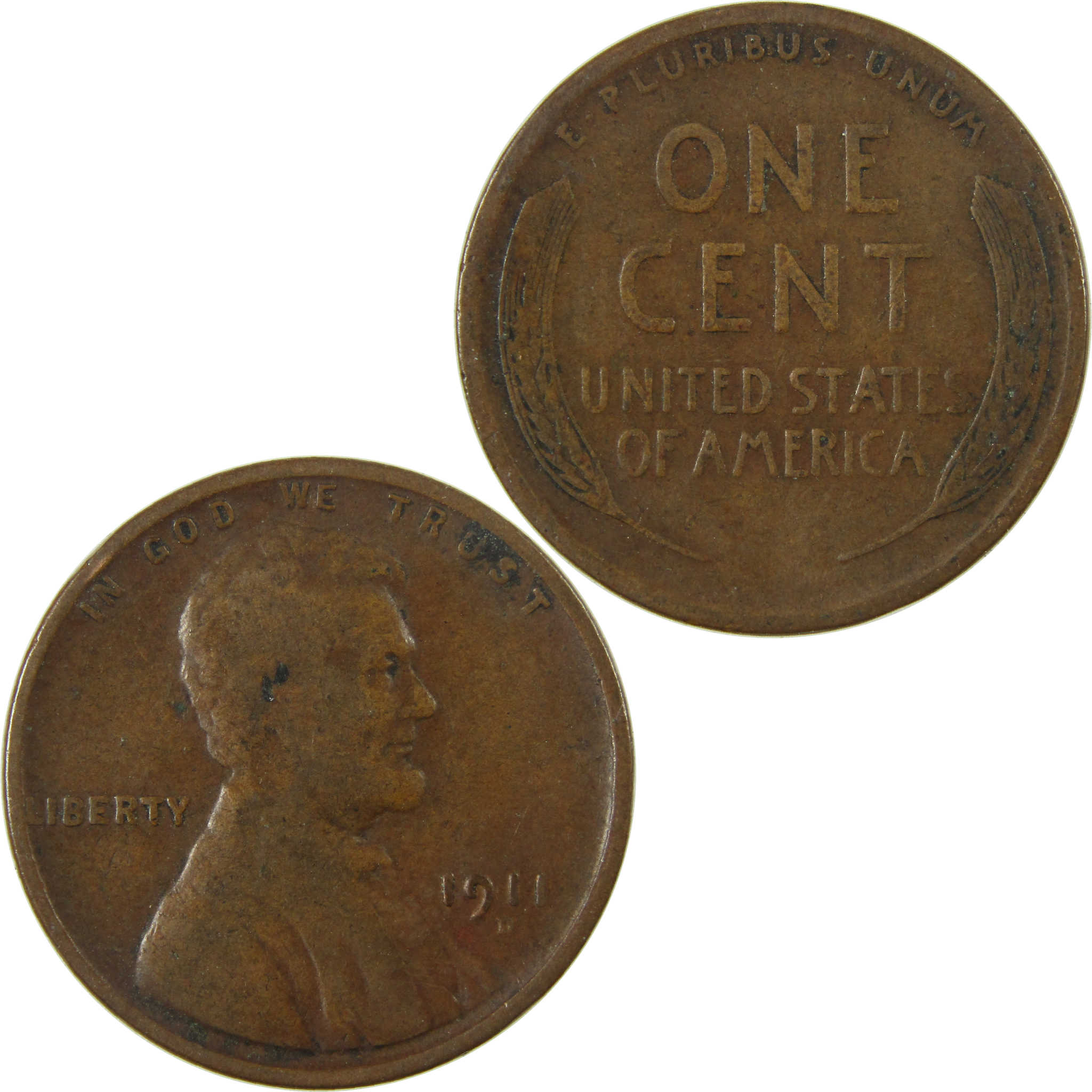1911 D Lincoln Wheat Cent VG Very Good Details Penny SKU:I26862