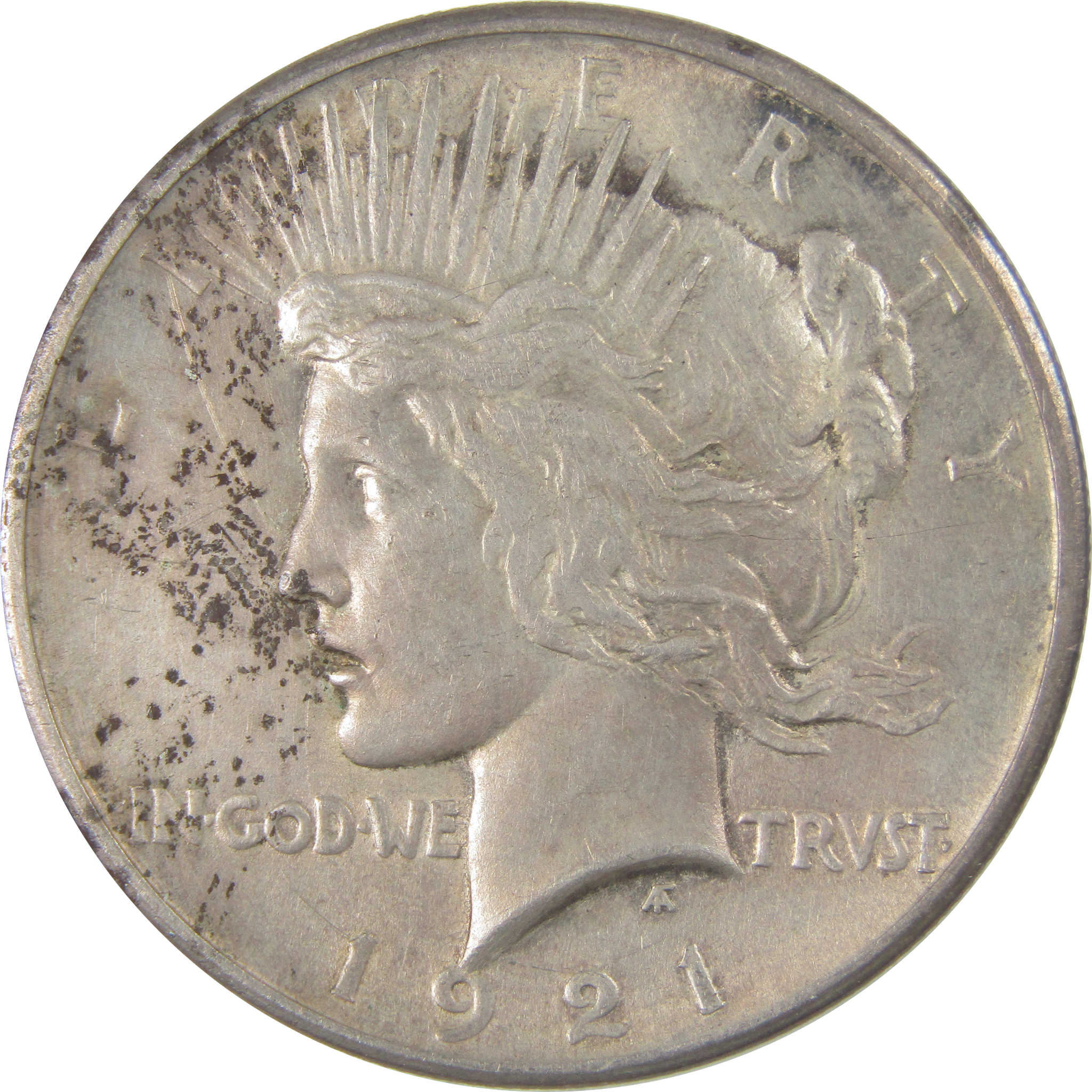 1921 High Relief Peace Dollar XF EF Extremely Fine Details SKU:CP29