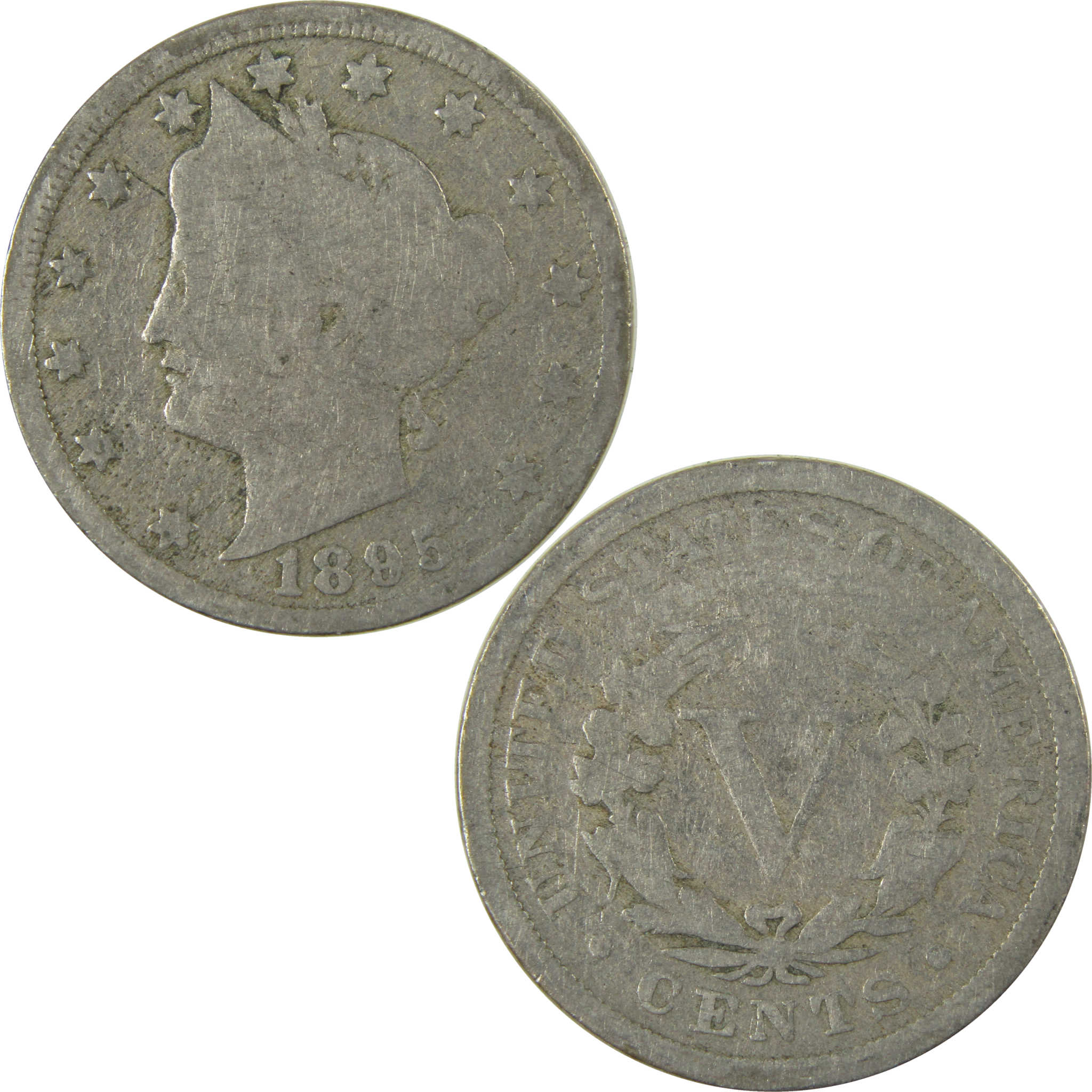 1895 Liberty Head V Nickel G Good 5c Coin SKU:I27209