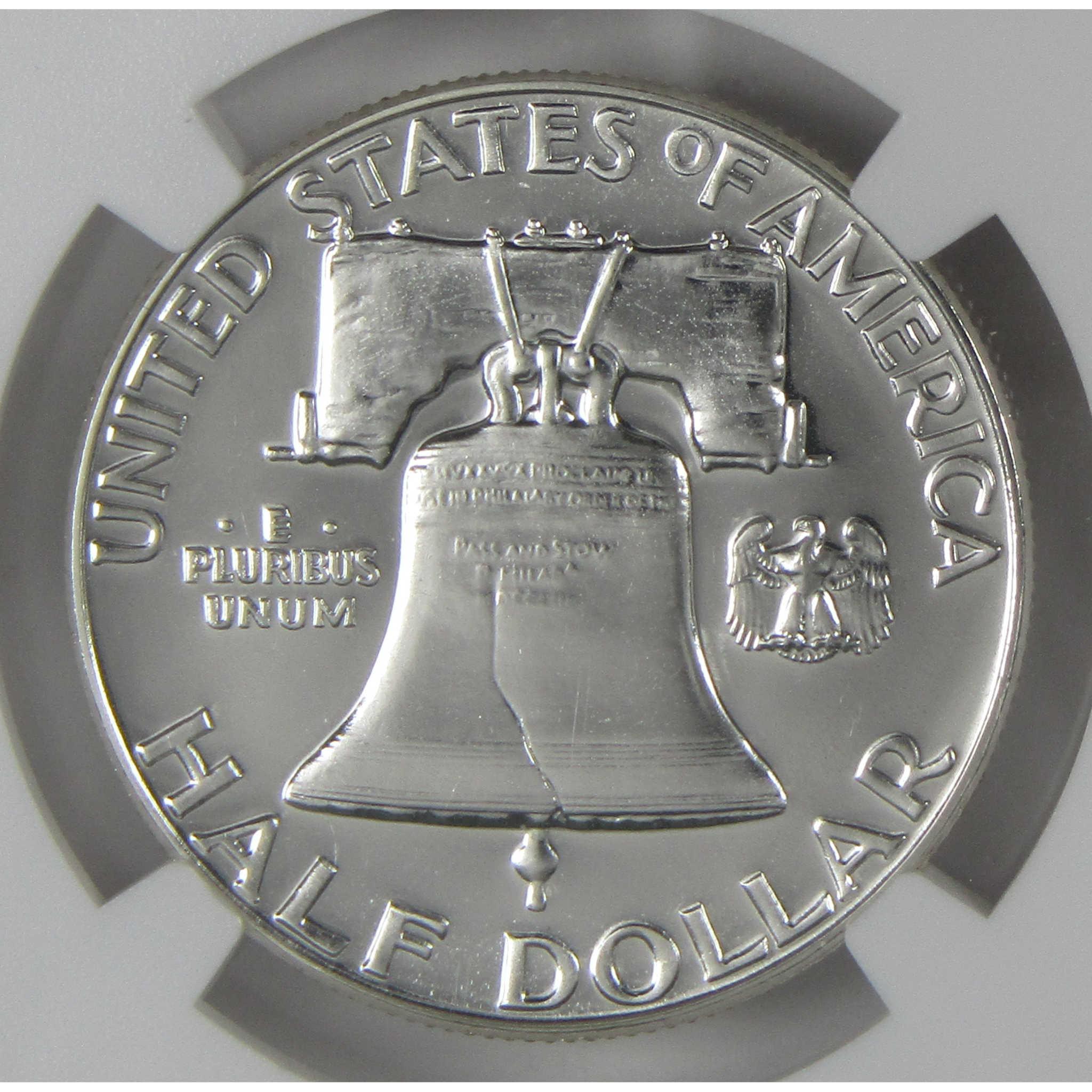 1955 Franklin Silver Half Dollar PF 68 NGC Proof 50c Coin SKU:I27400