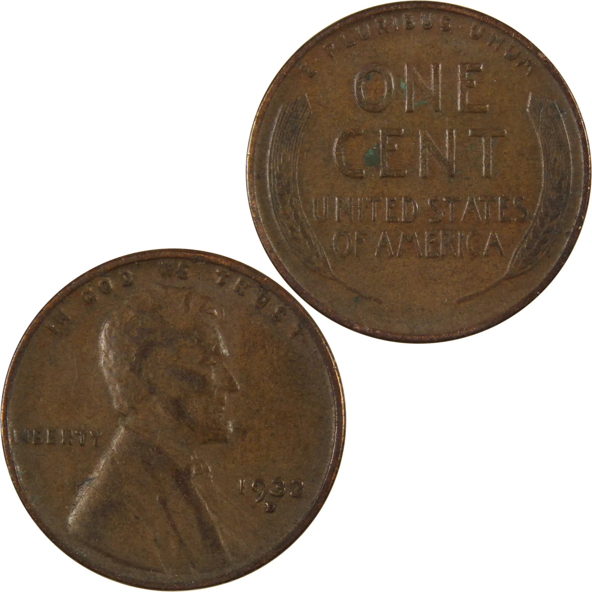 1932 D Lincoln Wheat Cent VF Very Fine Penny 1c Coin SKU:I26810
