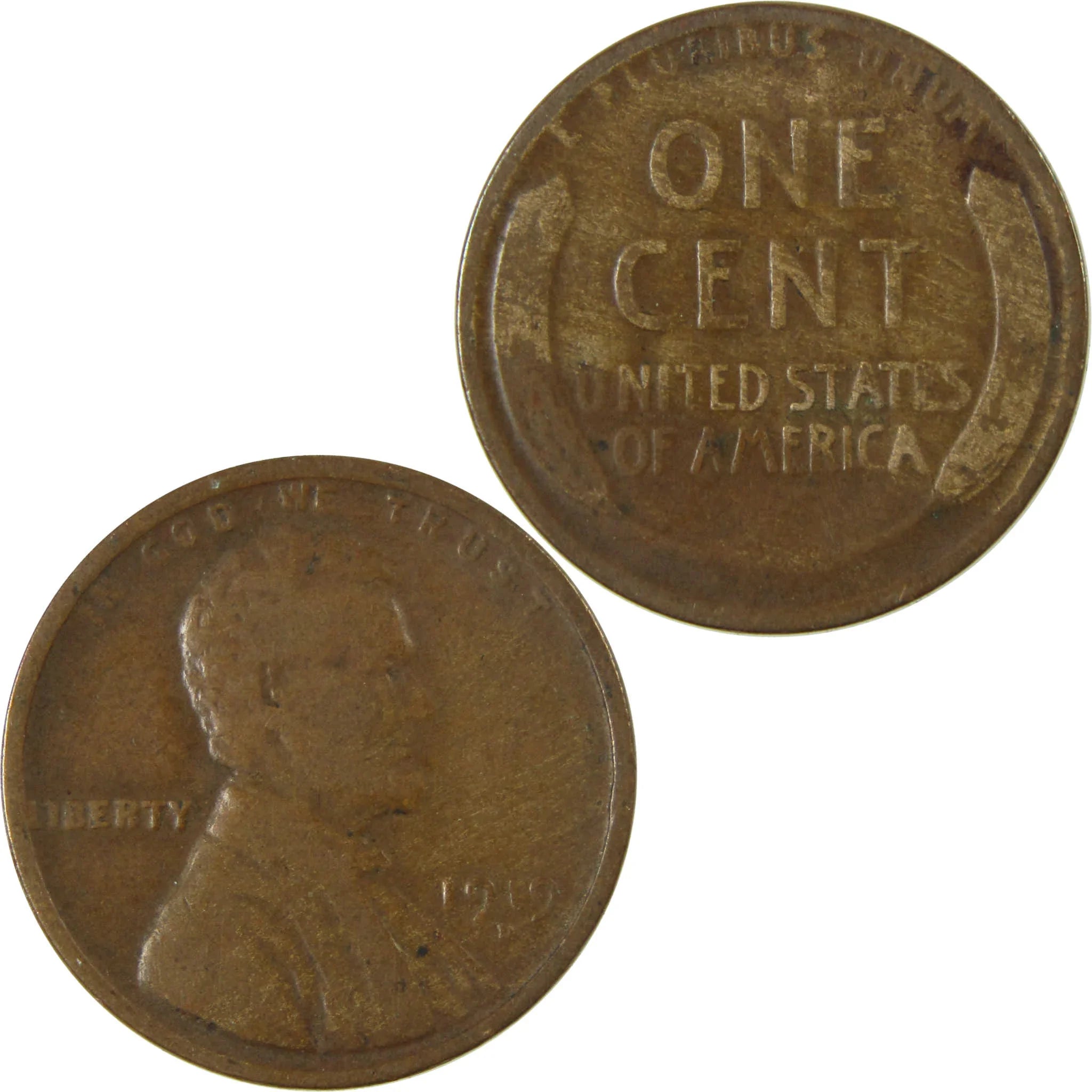 1919 D Lincoln Wheat Cent G Good Penny 1c Coin Collectible SKU:I27181