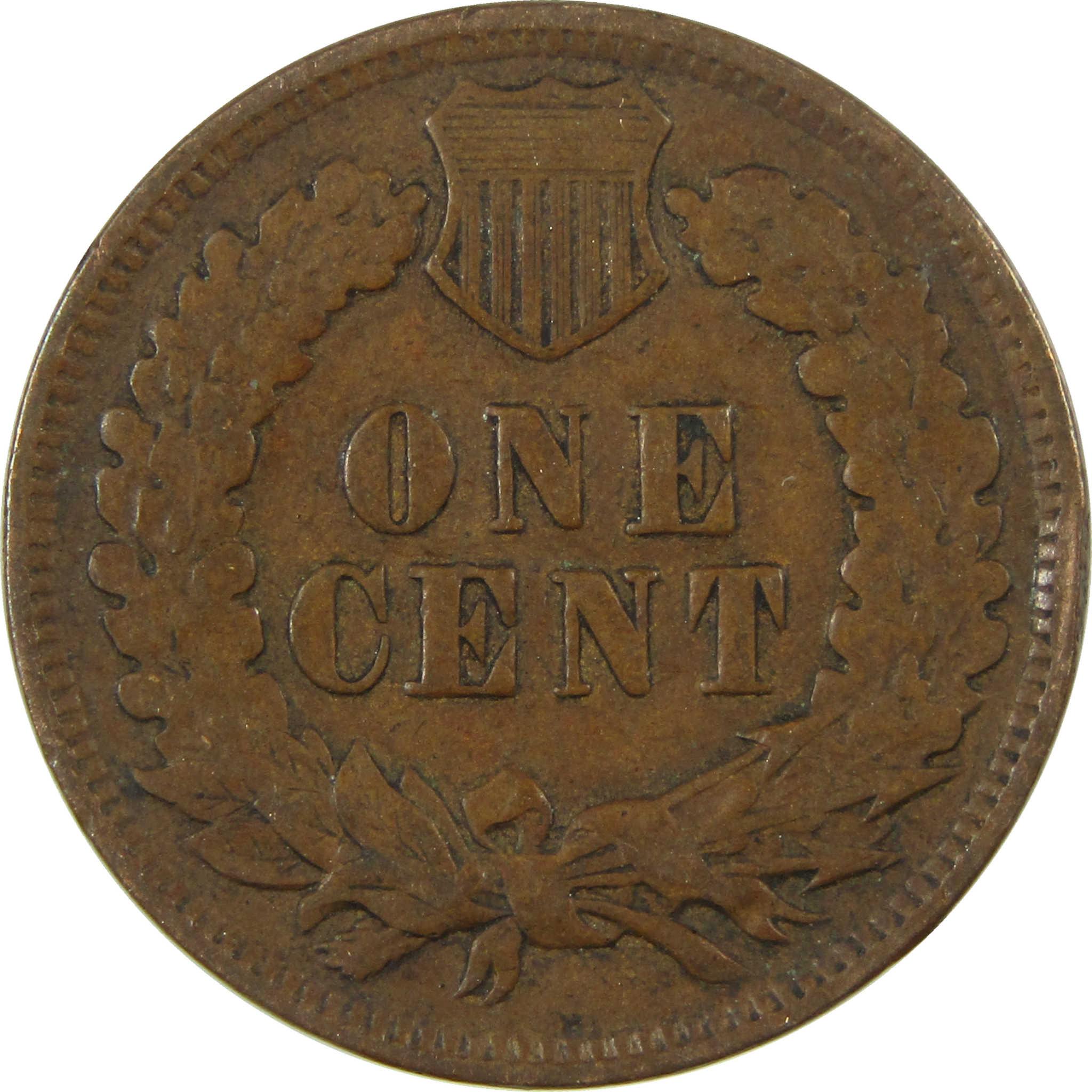 1903 Indian Head Cent F Fine Penny 1c Coin SKU:I27052