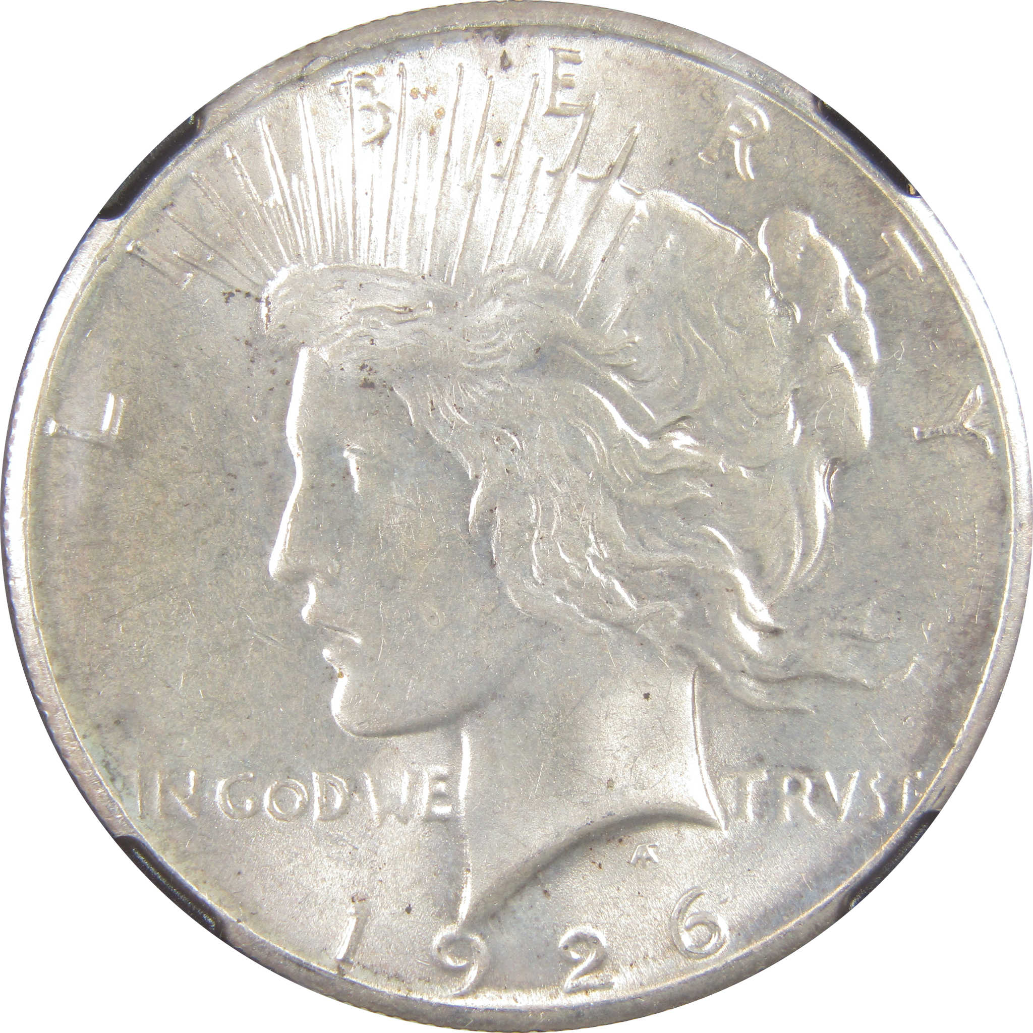 1926 Peace Dollar MS 63 NGC Silver Original Bag Fragment SKU:I18298