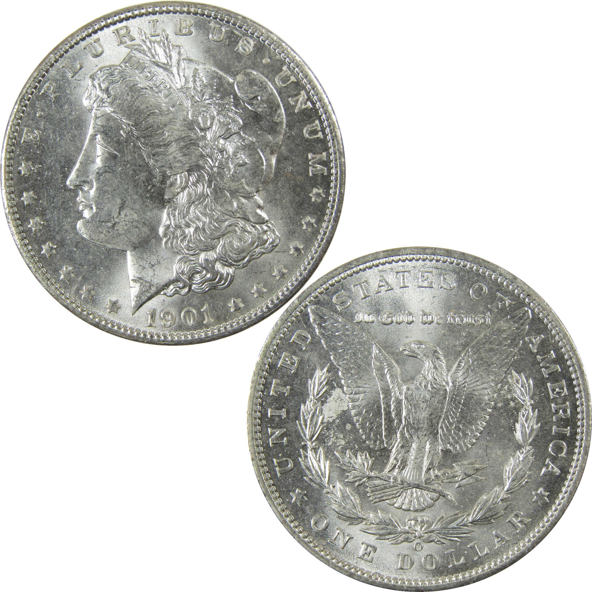 1901 O Morgan Silver Dollar Uncirculated Mint State $1 Coin SKU:I27805 - Morgan coin - Morgan silver dollar - Morgan silver dollar for sale - Profile Coins & Collectibles