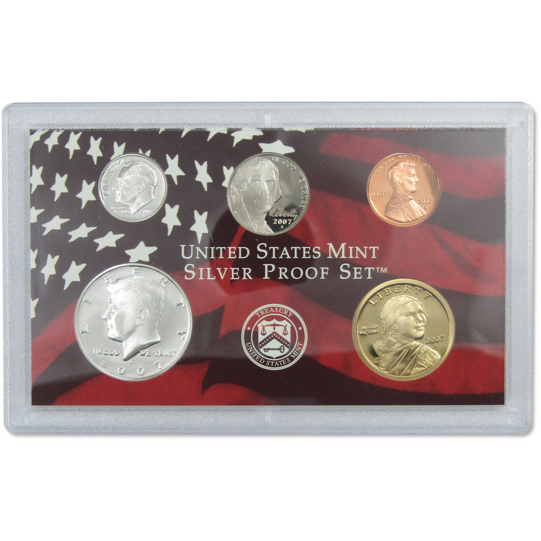 2007 Silver Proof Set U.S. Mint Original Government Packaging OGP COA