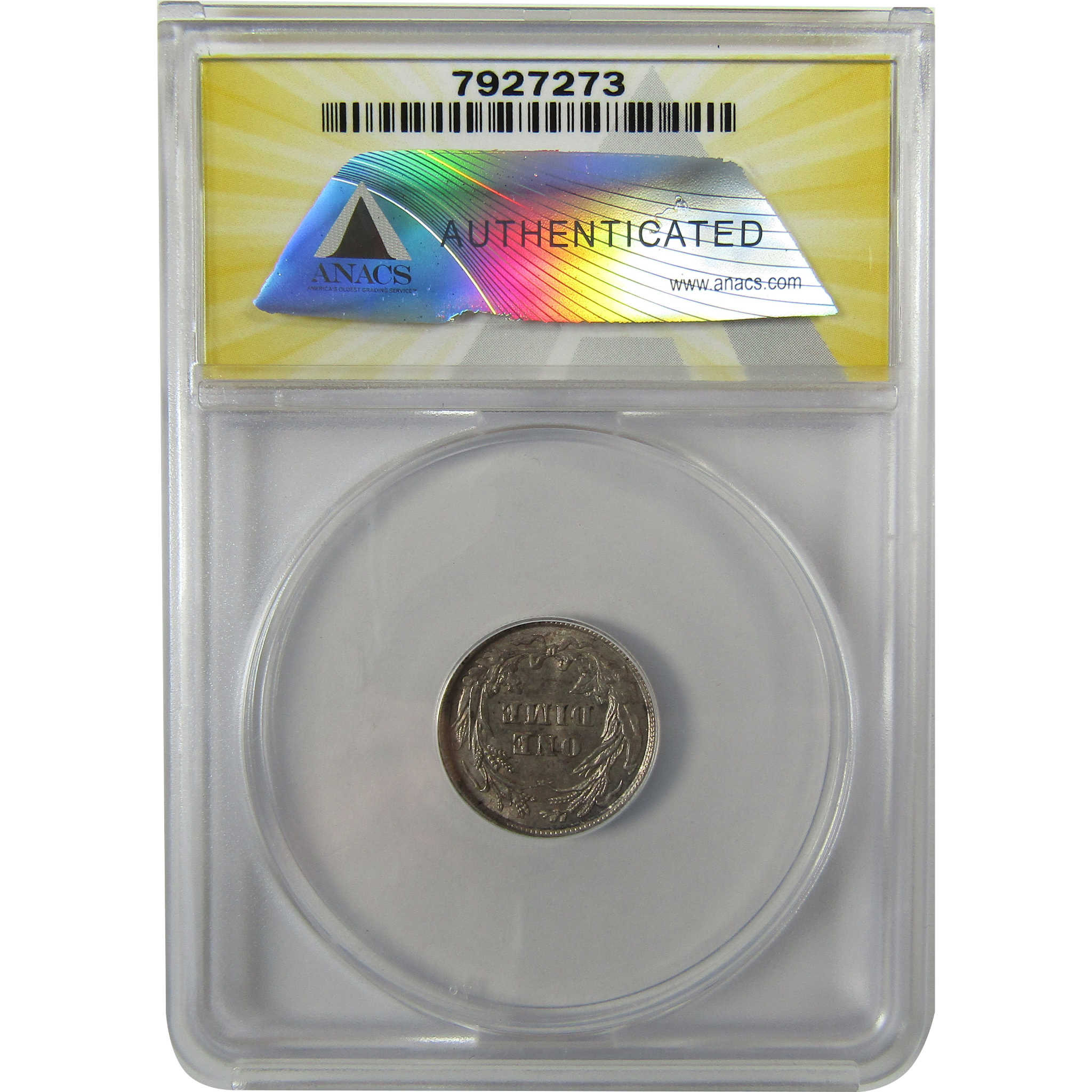 1901 Barber Silver Dime MS 62 ANACS Uncirculated 10c Coin SKU:I28478