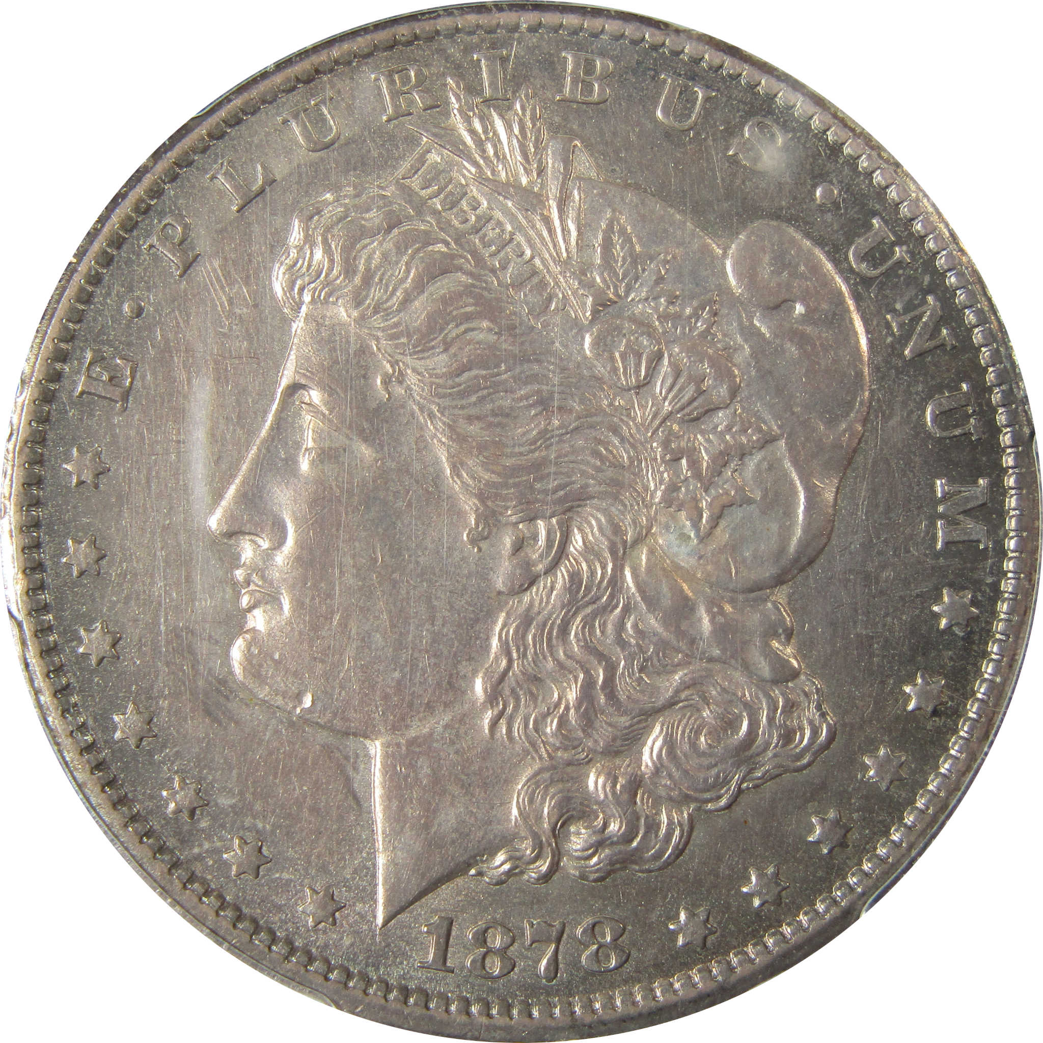1878 CC Morgan Silver Dollar AU Details PCGS $1 Coin SKU:CP919