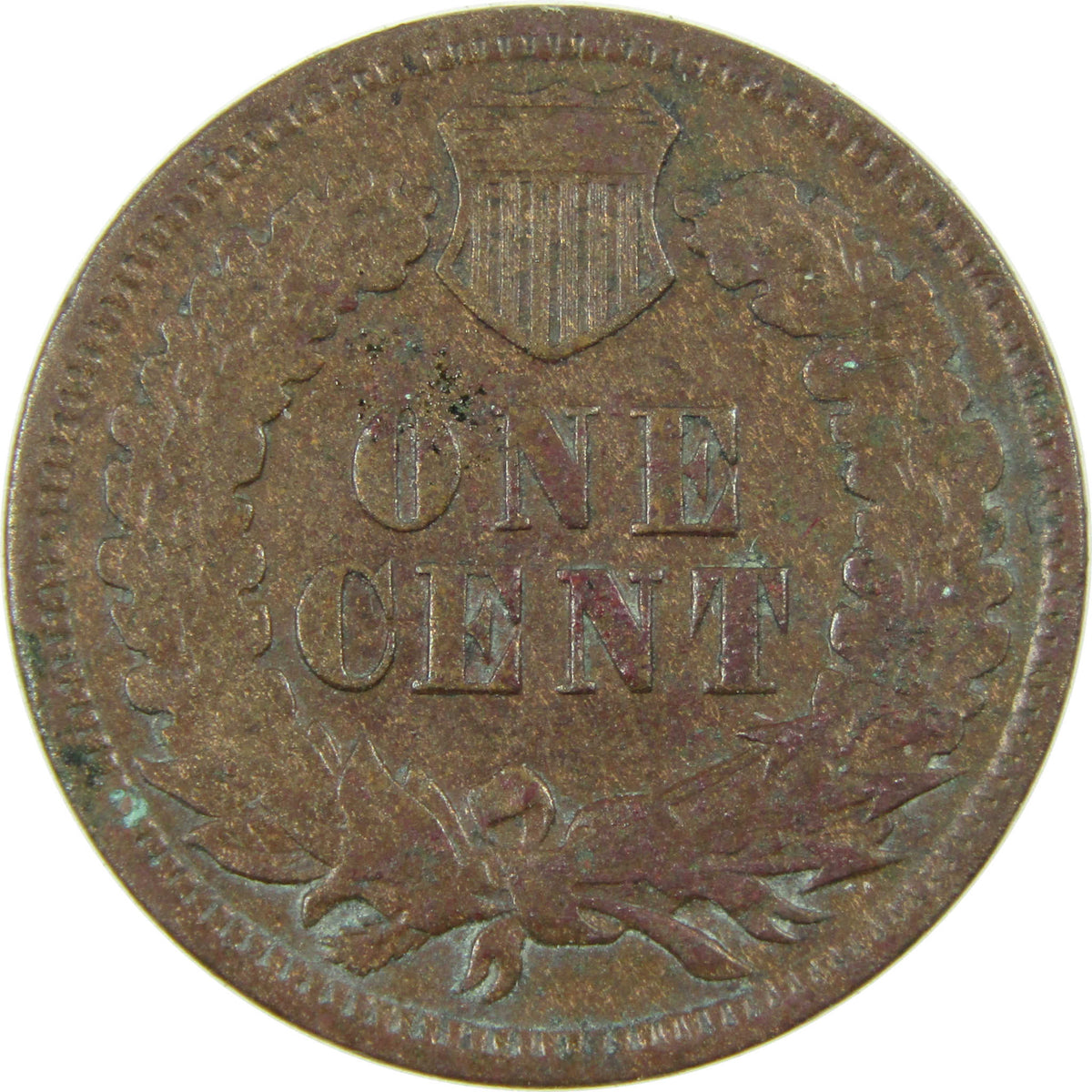 1872 Indian Head Cent VG Very Good Details Penny 1c Coin SKU:CP1810
