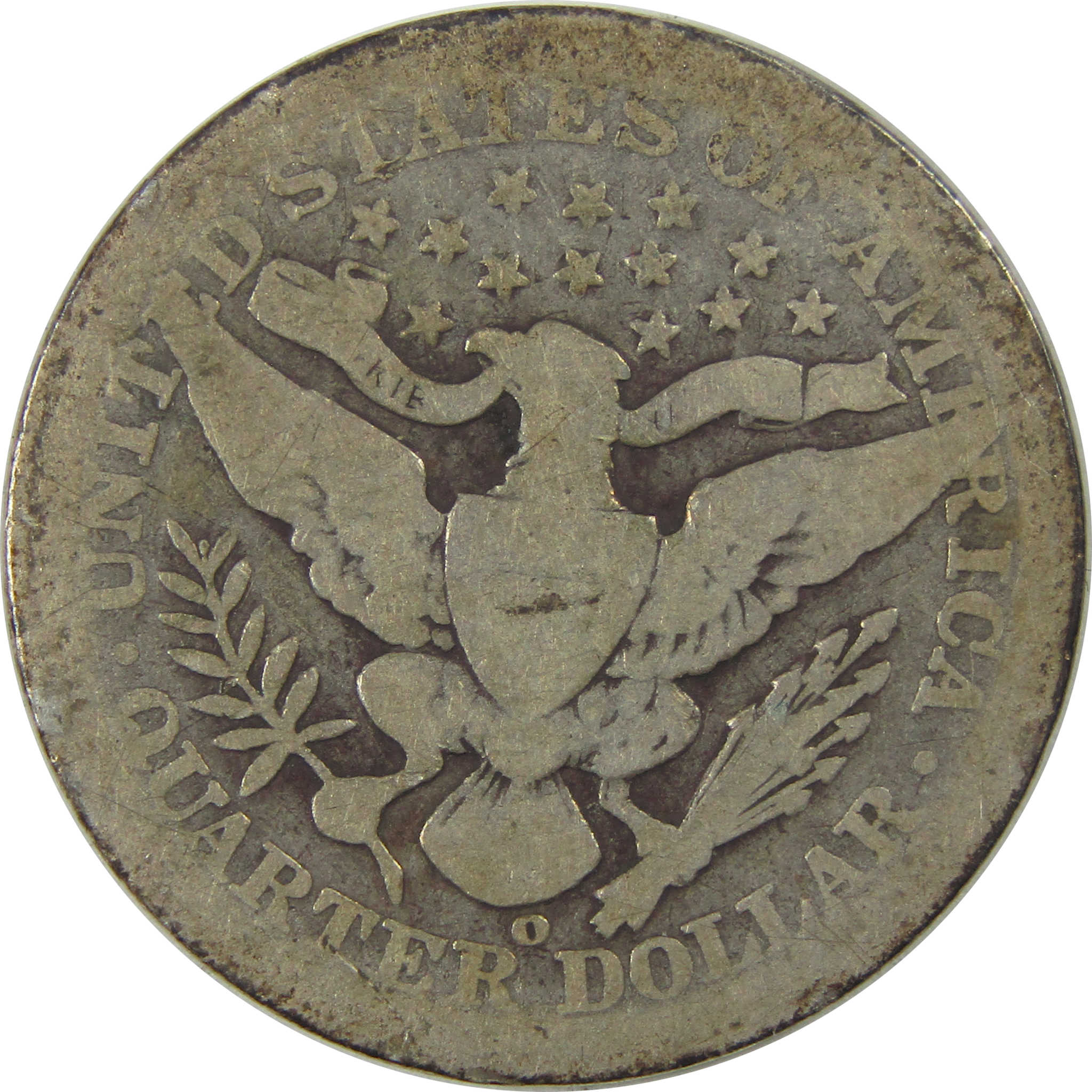 1905 O Barber Quarter AG About Good Silver 25c Coin SKU:I21827