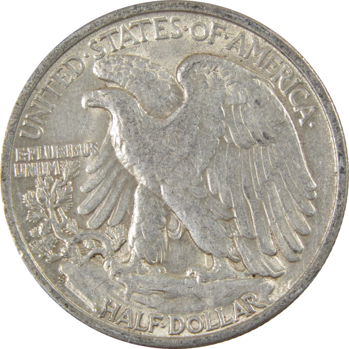 1945 S Liberty Walking Silver 50c AU About Uncirculated SKU:I28665