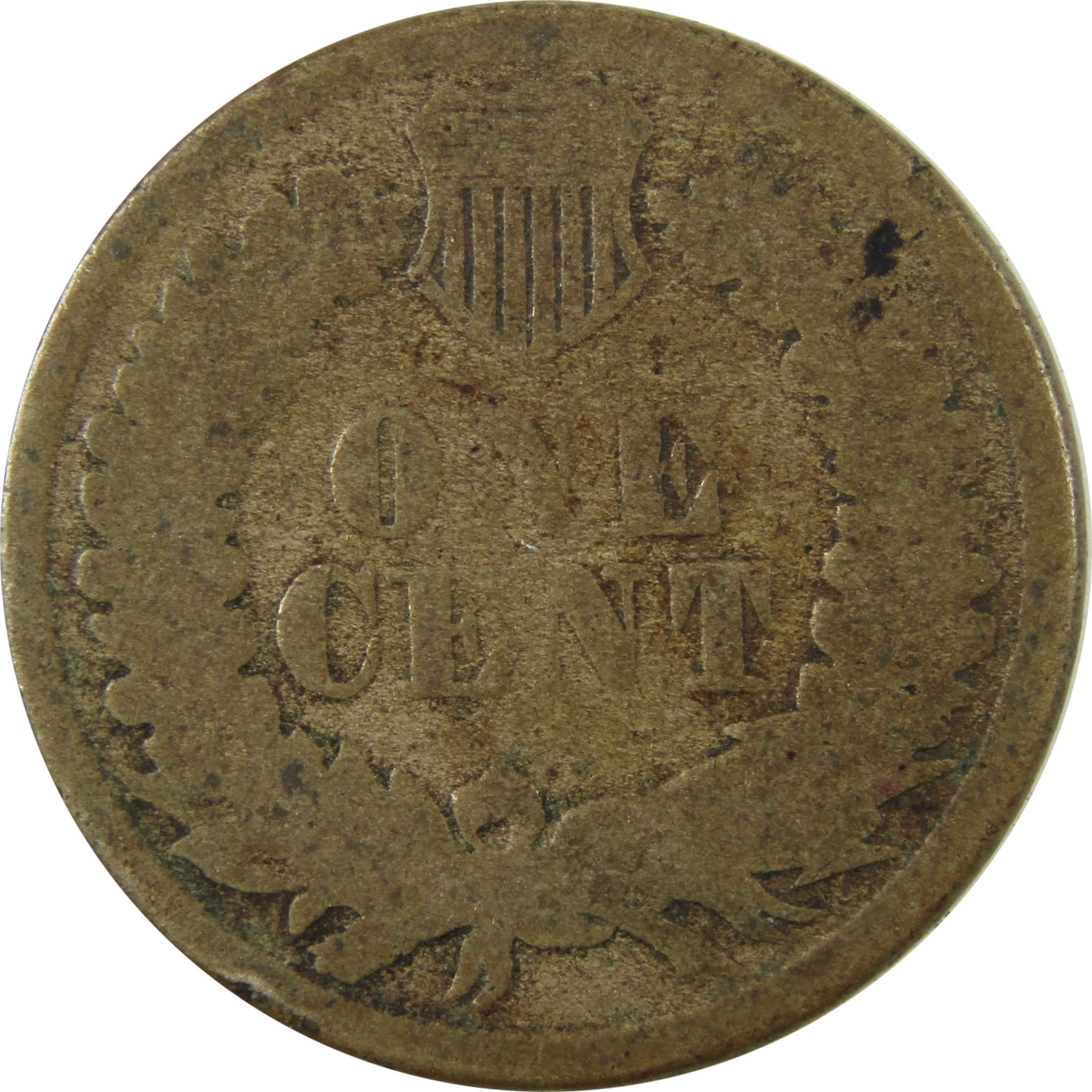 1861 Indian Head Cent G Good Details Penny 1c Coin SKU:CP1208
