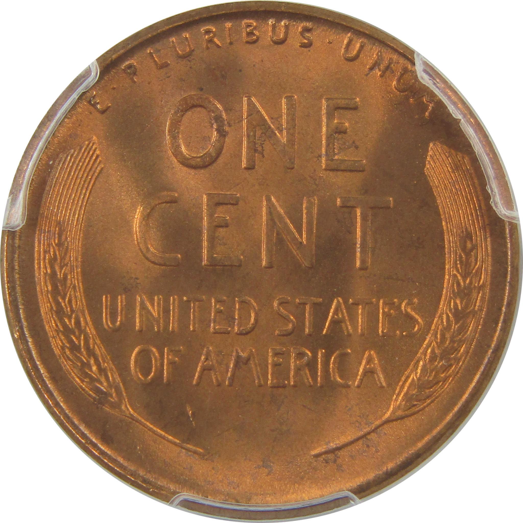 1950 S Lincoln Wheat Cent MS 67 RD PCGS Penny Uncirculated SKU:I22409