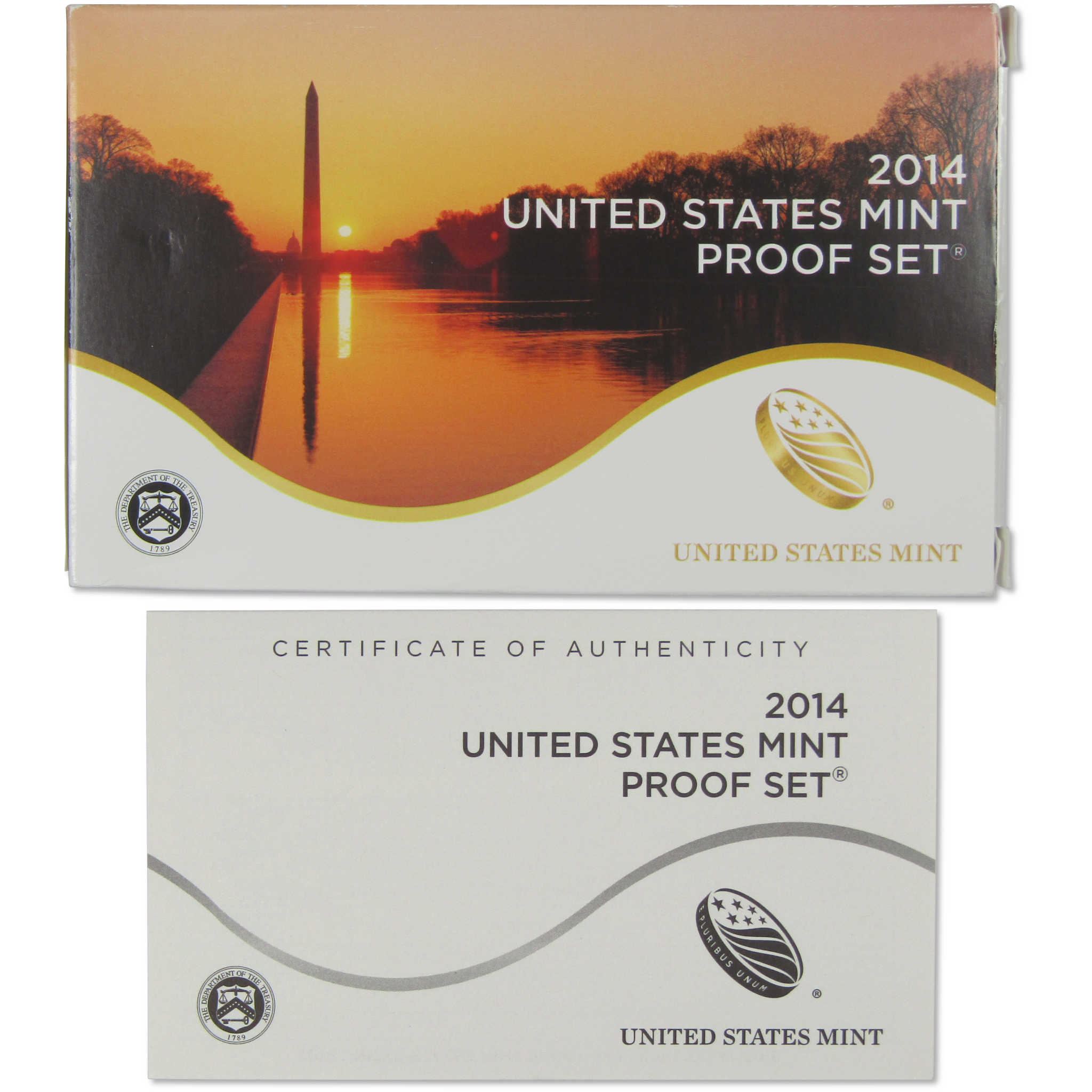 2014 Clad Proof Set U.S. Mint Original Government Packaging OGP COA
