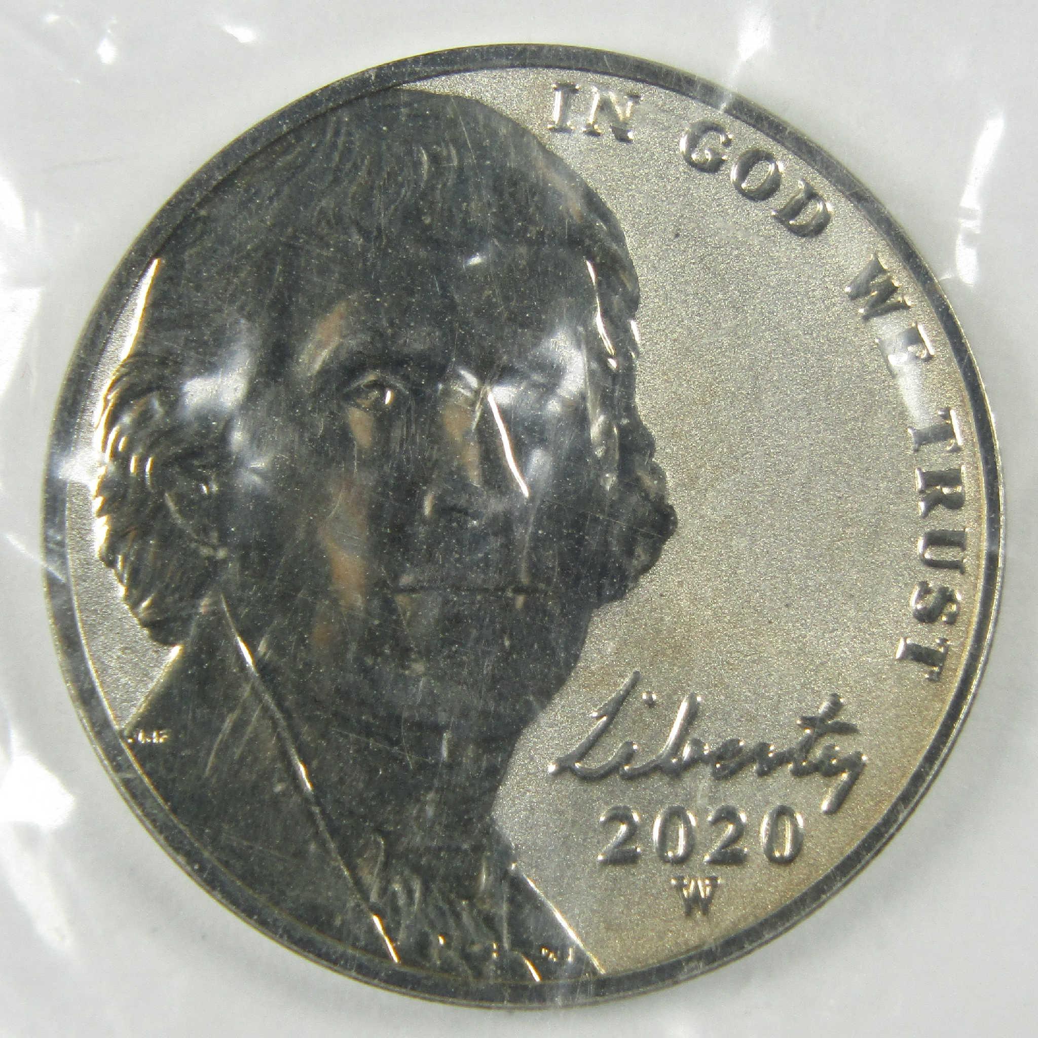 2020 West Point Special Edition Reverse Proof Jefferson Nickel