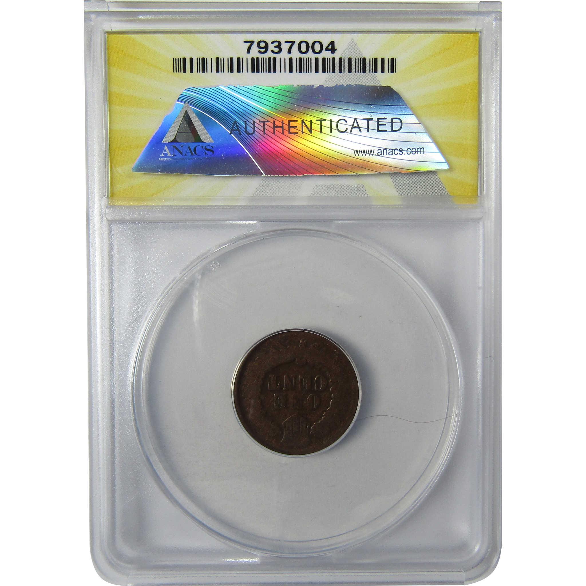 1864 L Indian Head Bronze Cent AG 3 ANACS Penny 1c Coin SKU:I27962