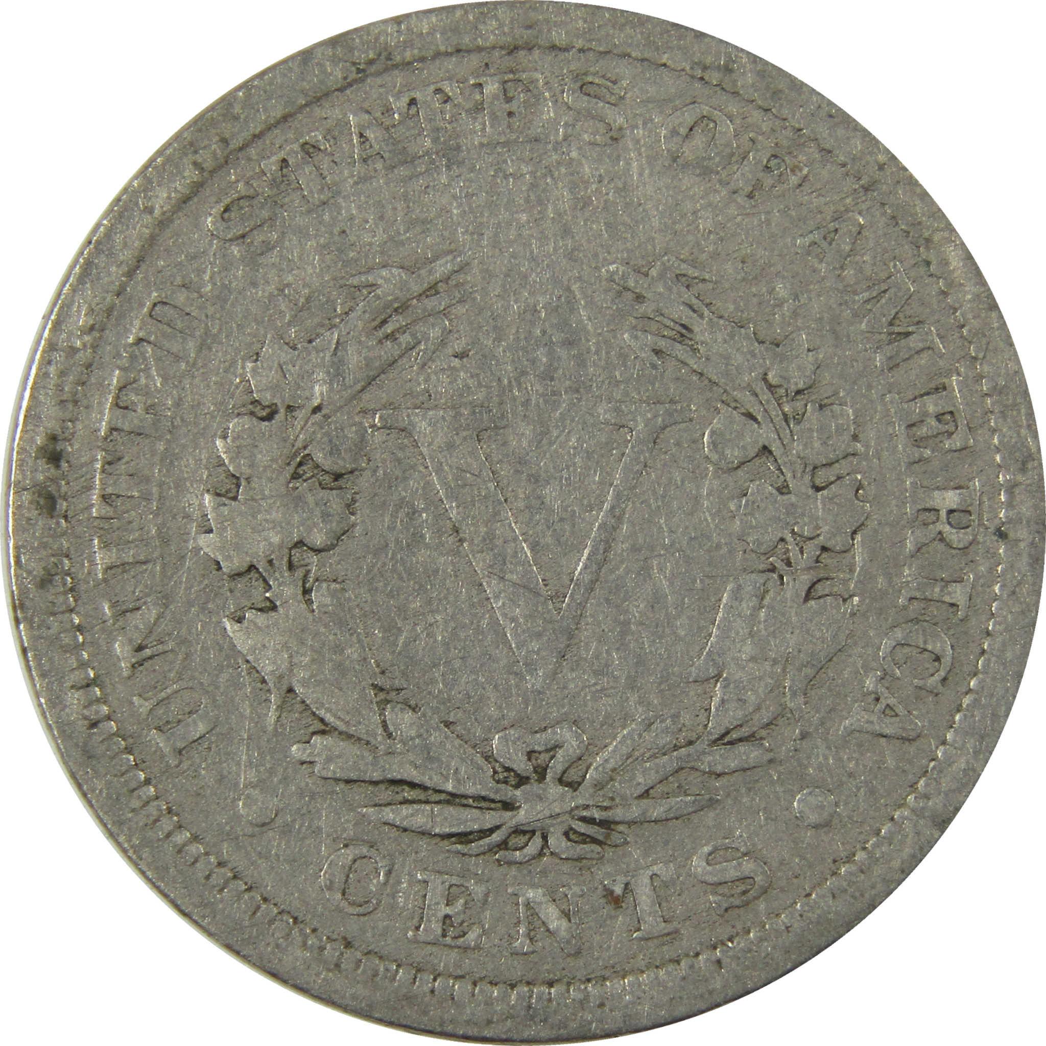 1901 Liberty Head V Nickel G Good 5c Coin SKU:I27210