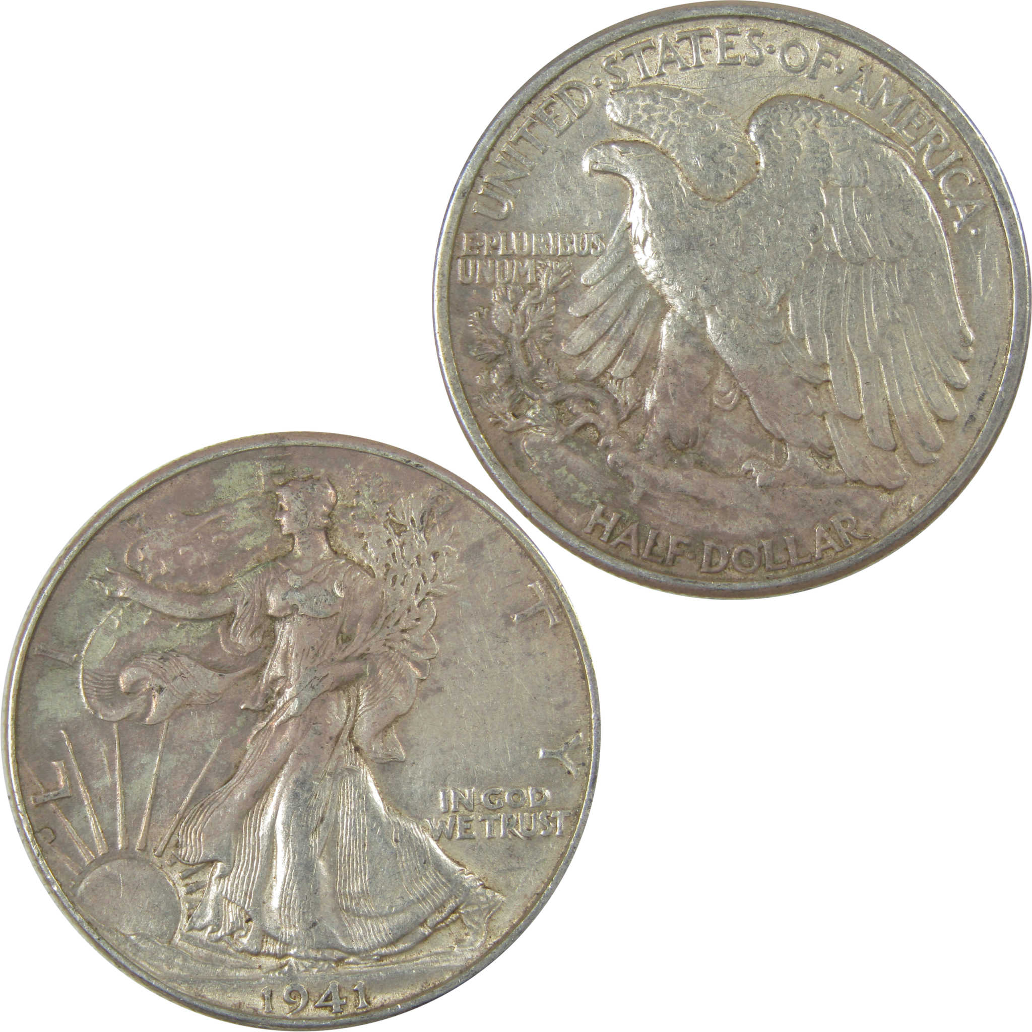 1941 Liberty Walking Half Dollar XF EF Extremely Fine SKU:CPC0552